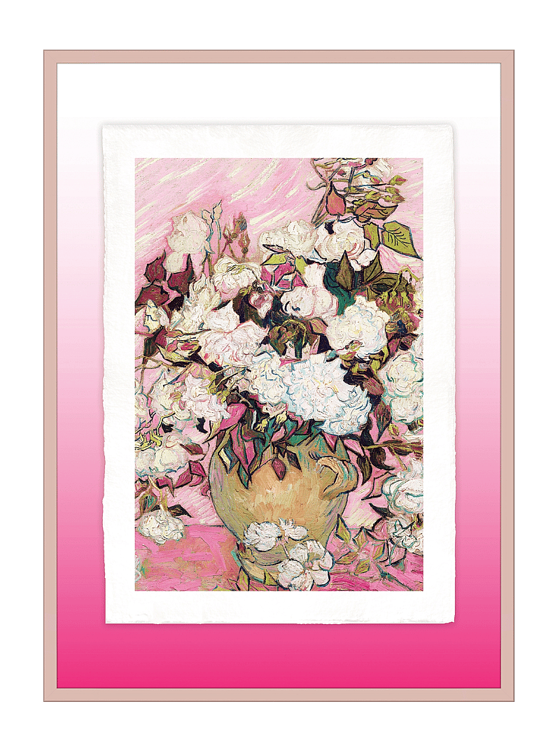 Incado - Artist Paper - Elementary Pastel Roses - botanik - multi-colored - 0
