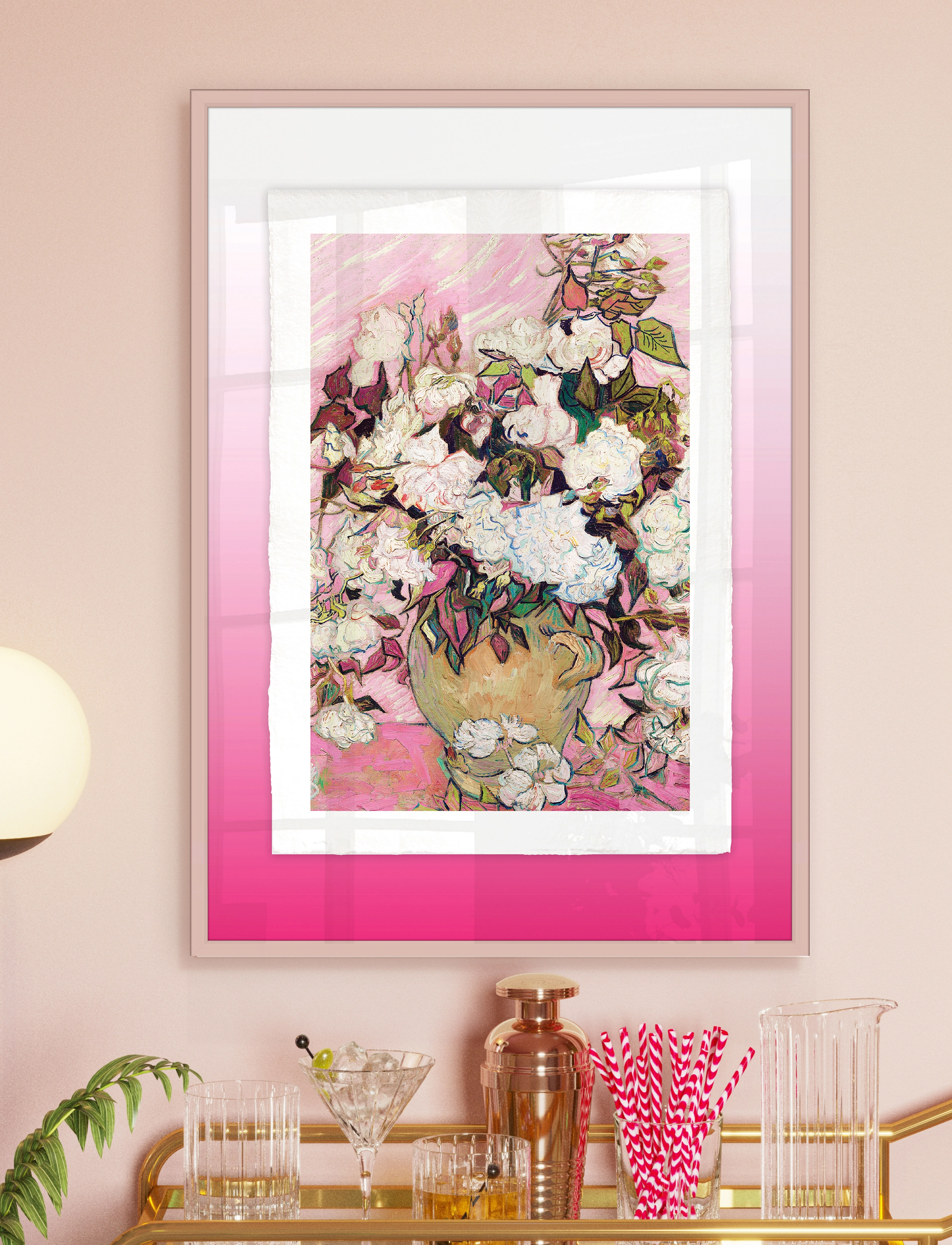Incado - Artist Paper - Elementary Pastel Roses - botanik - multi-colored - 0