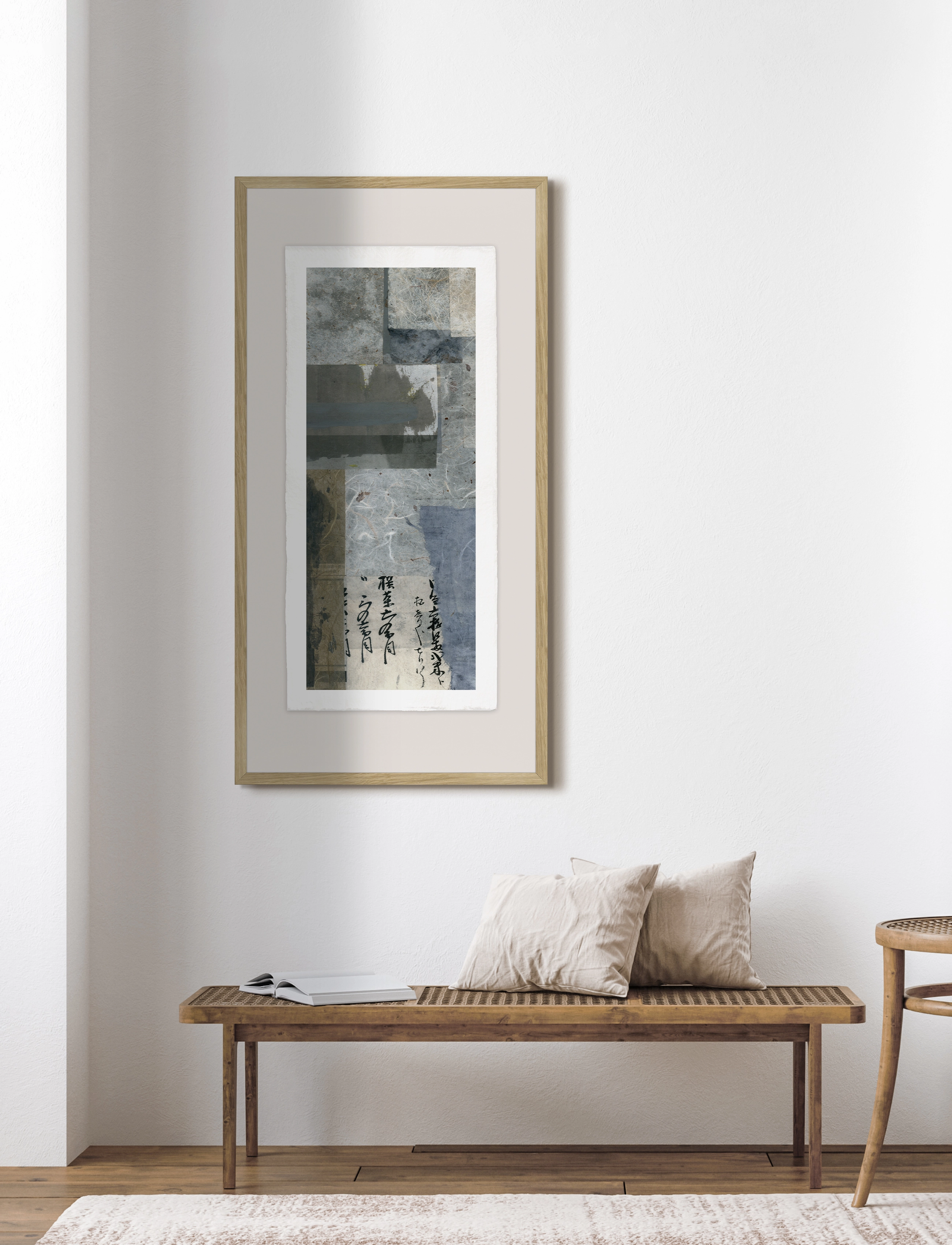 Incado Artist Paper Japandi V, 52X102 cm x 102, Posters, Mehrfarbig/gemustert - Gallery Walls, Homeware