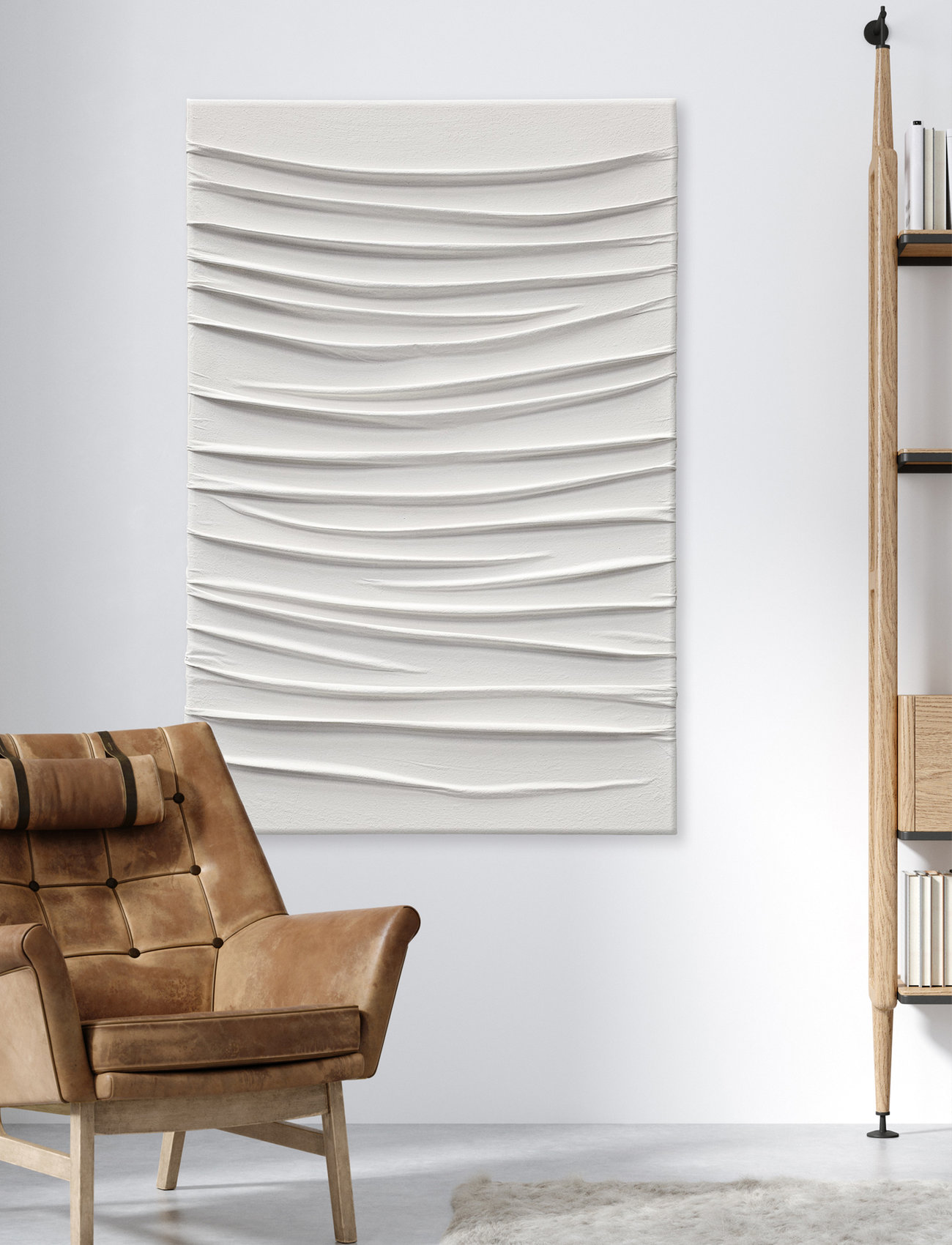 Incado - Canvas Fold - Flow - billedvægge - white - 1