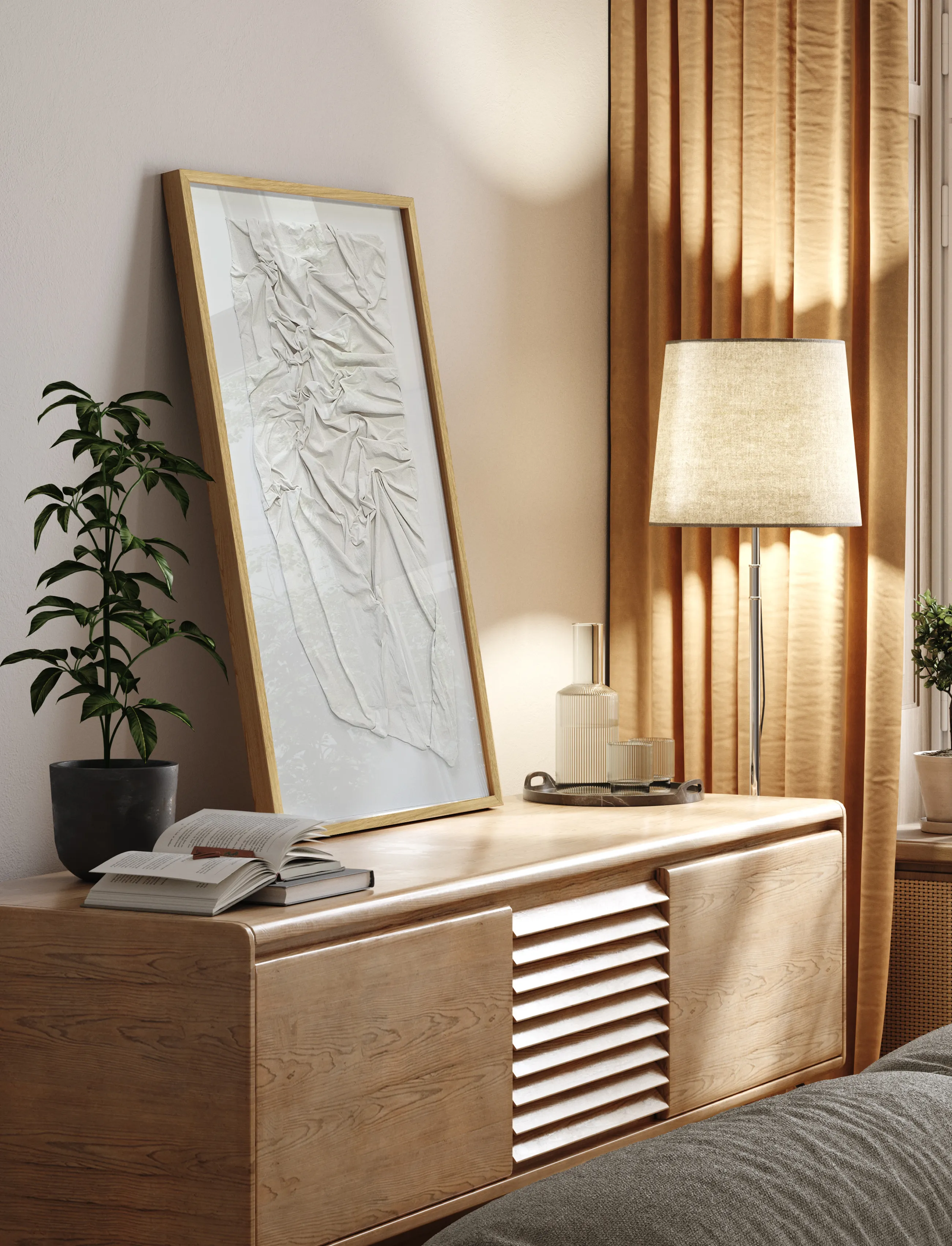Incado - Canvas Fold - Regrowth - galerii seinad - white/beige - 3