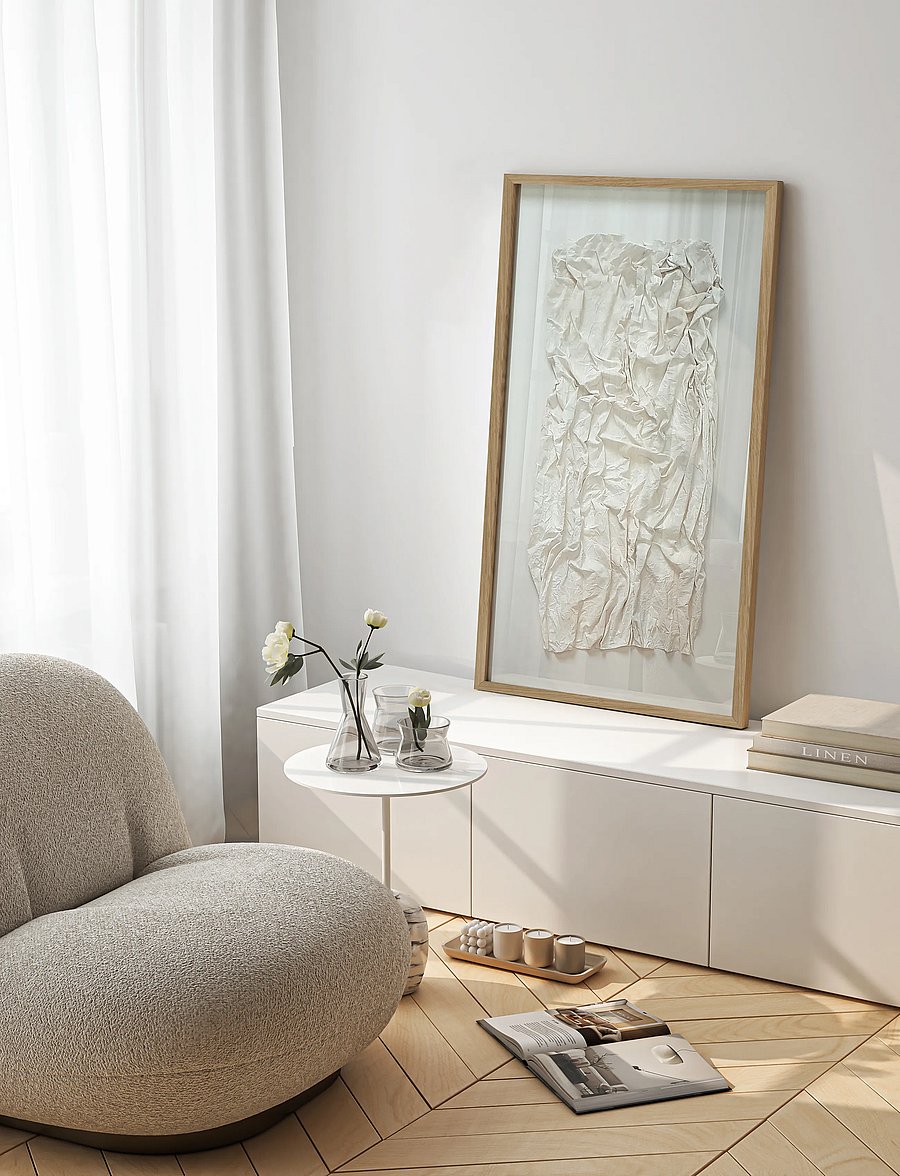 Incado - Canvas Fold - Regrowth - galerii seinad - white/beige - 4