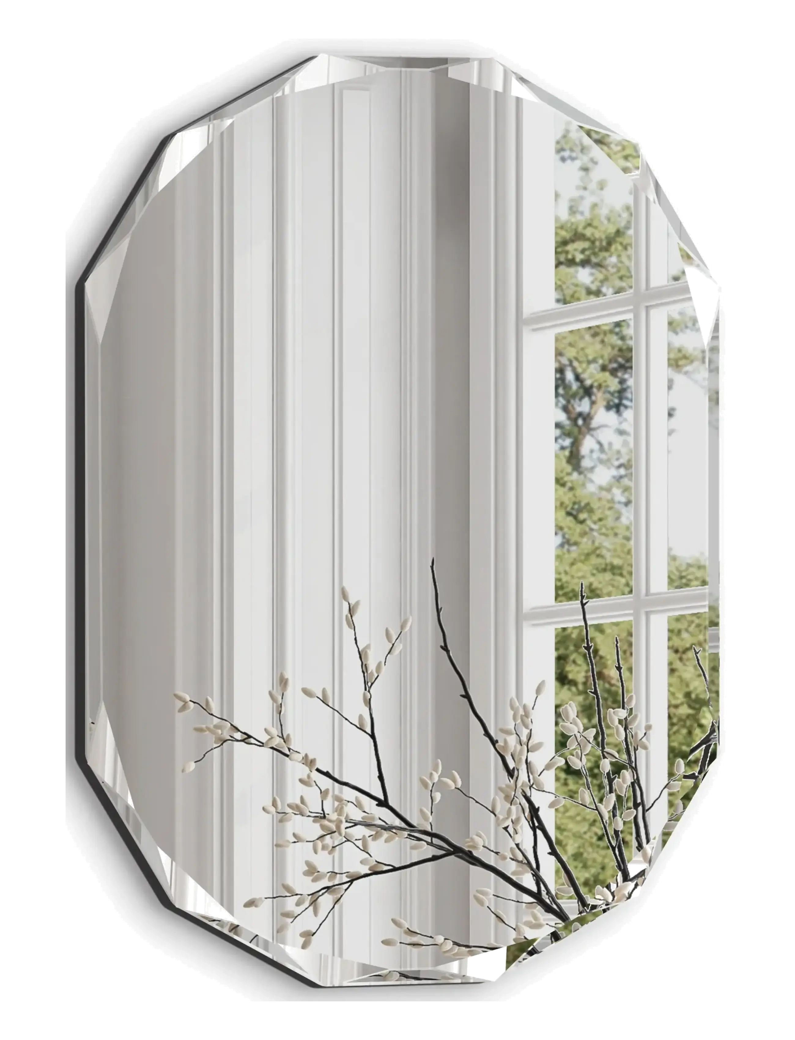Incado Diamond Mirror - Lustra ścienne - SILVER / black