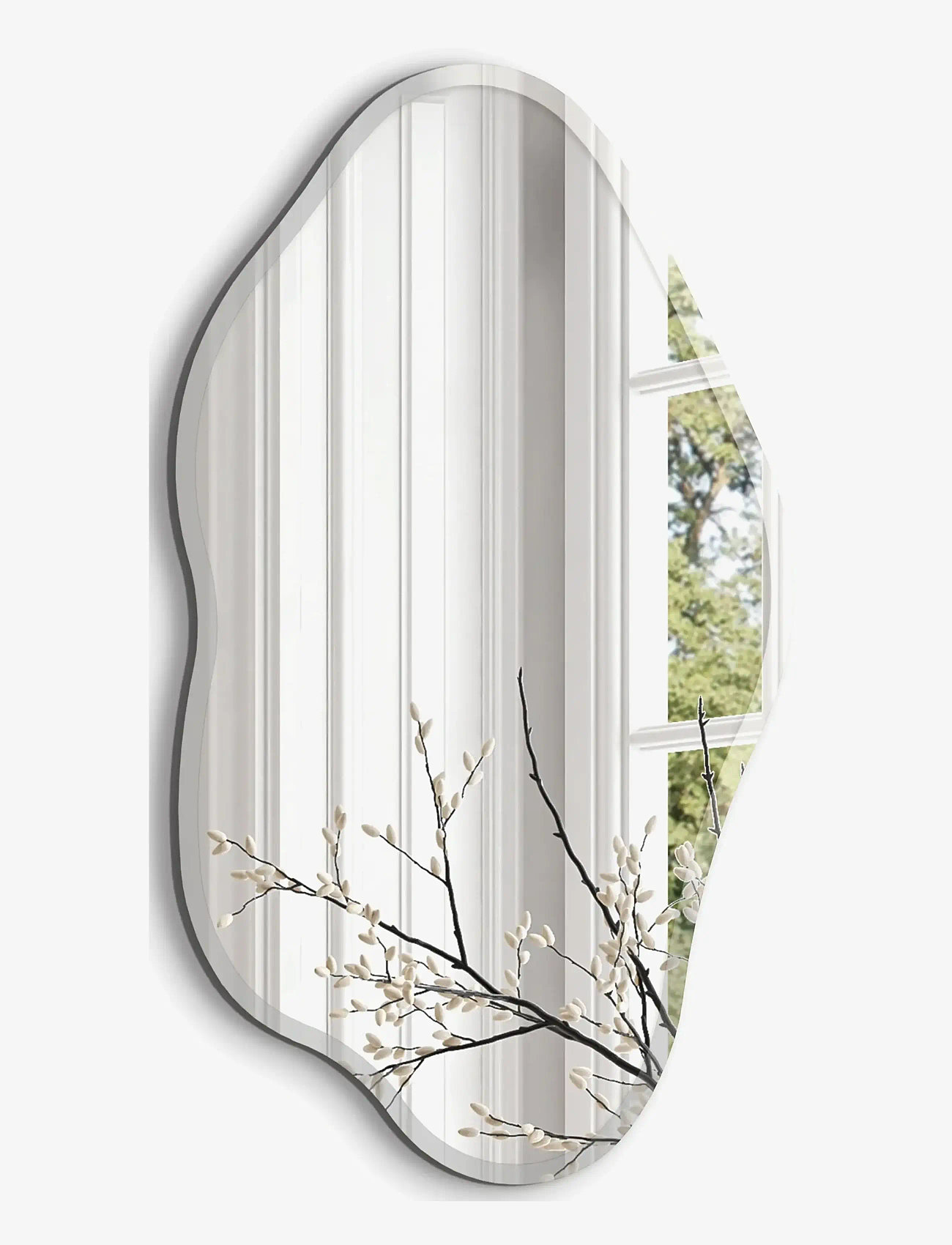 Incado - Stream Mirror - väggspeglar - silver - 0