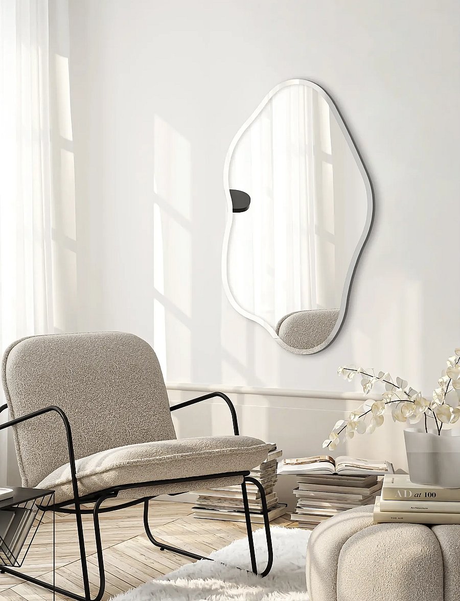 Incado - Stream Mirror - seinapeeglid - silver - 0