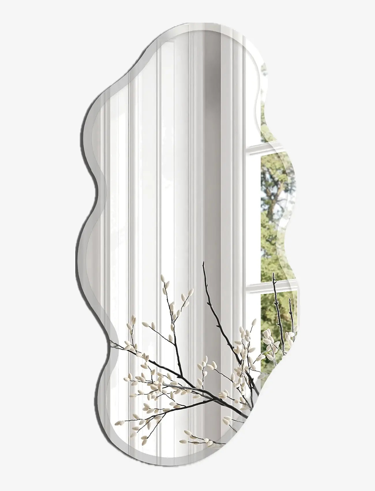 Incado - Twirl Mirror - väggspeglar - silver - 0