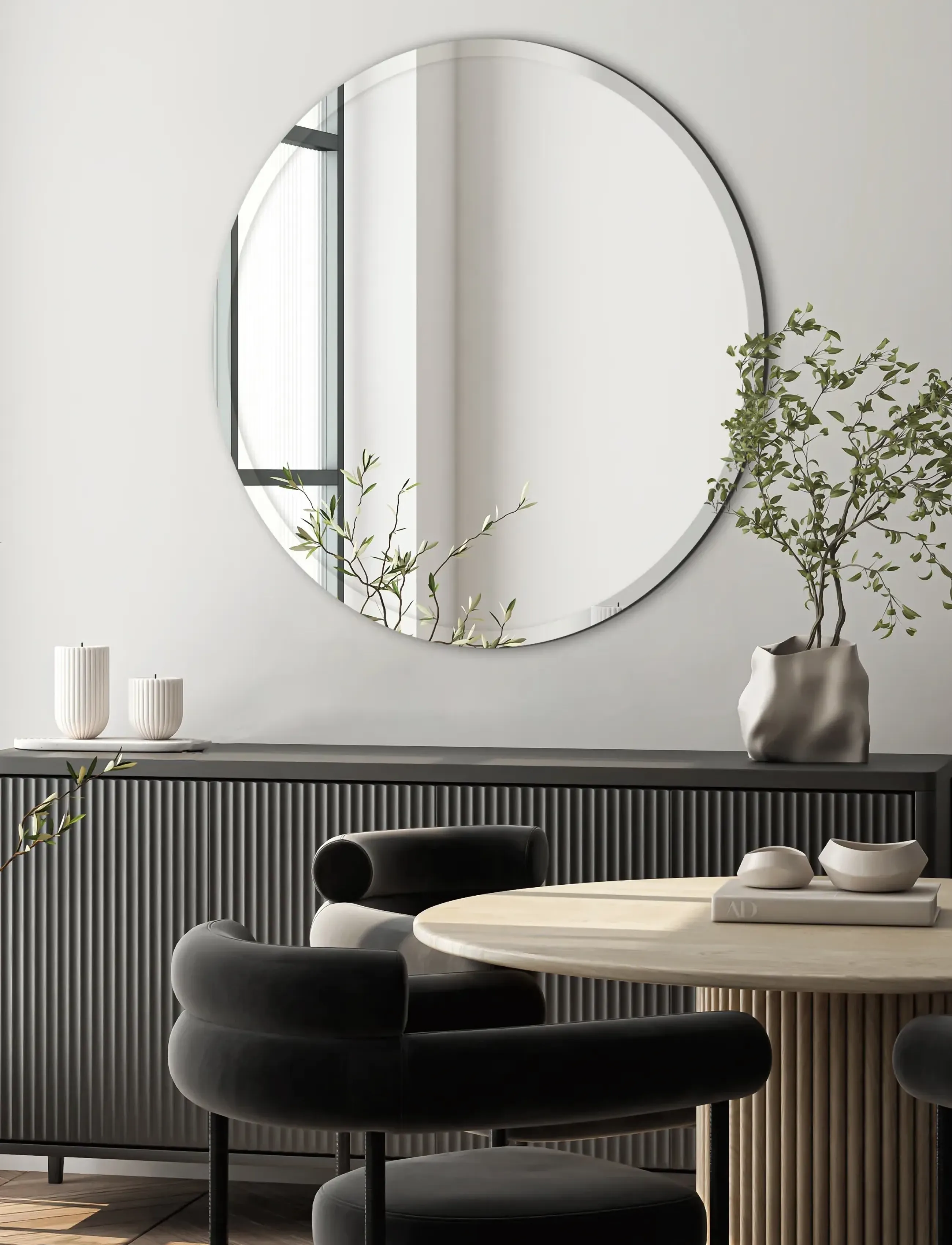 Incado - Round Mirror - runde spejle - silver - 3