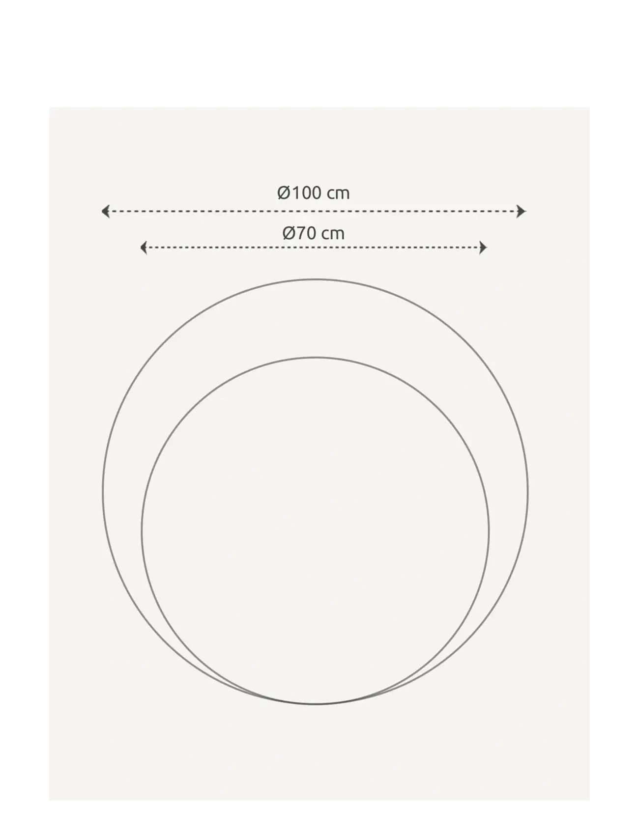 Incado - Round Mirror - runde spejle - silver - 2