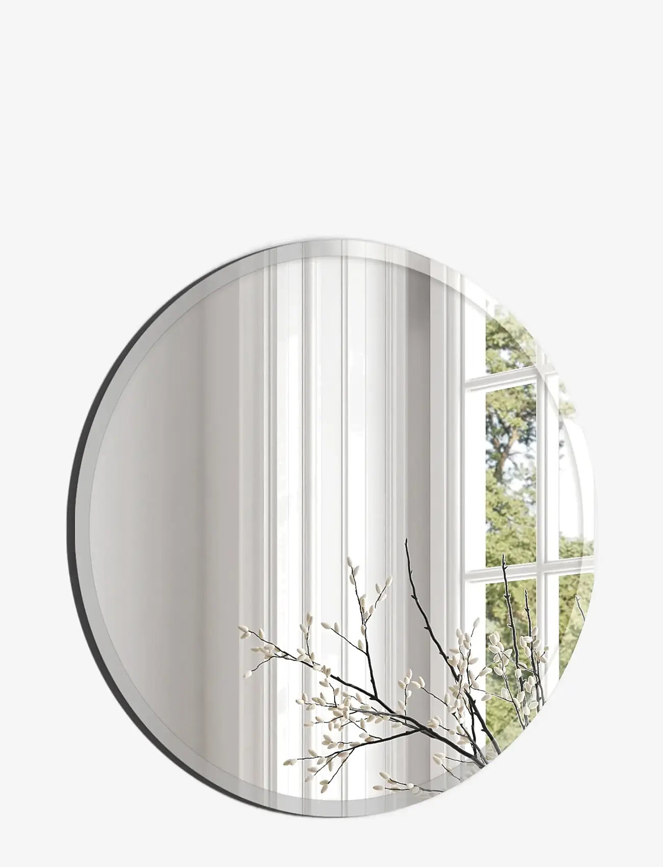 Incado - Round Mirror - runde spejle - silver - 0