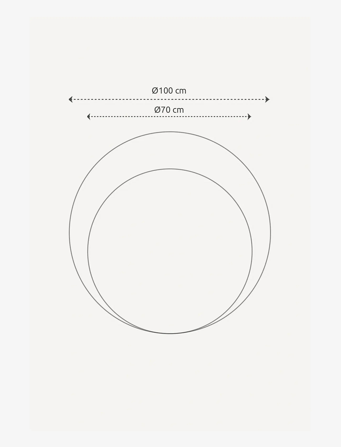 Incado - Round Mirror - runde spejle - silver - 1