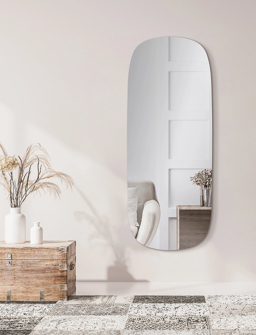 Incado - Elongated mirror - wandspiegel - clear/silver - 3