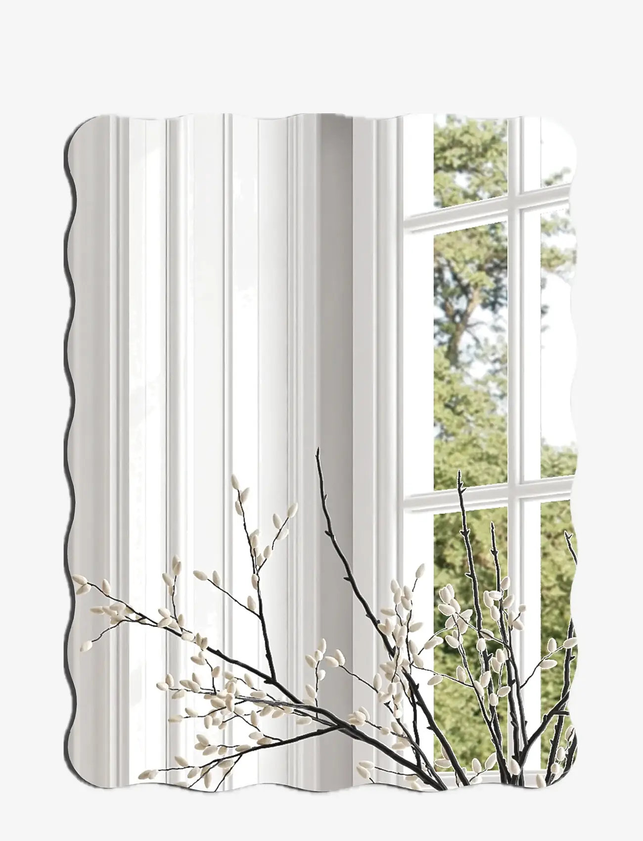 Incado - Twiggy Mirror - väggspeglar - silver - 0