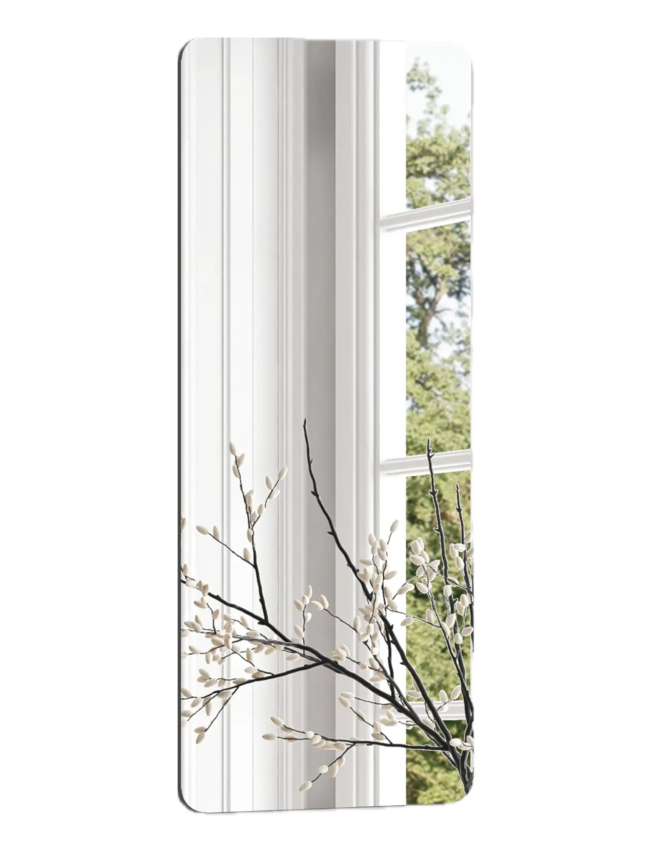 Incado Sleek Mirror, Vægspejl, Sølv, Str: 40X120CM