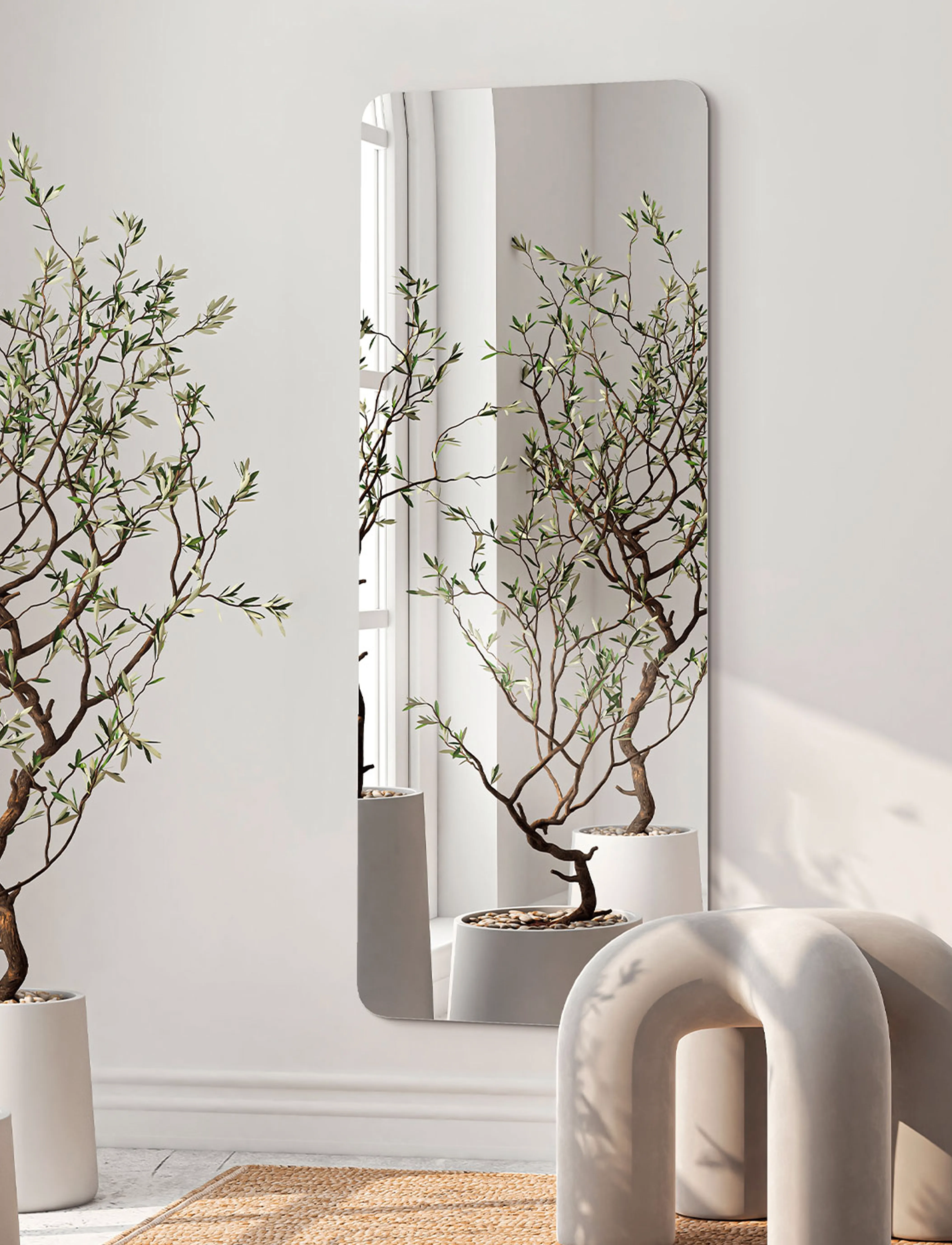 Incado - Sleek Mirror - vægspejle - silver - 2