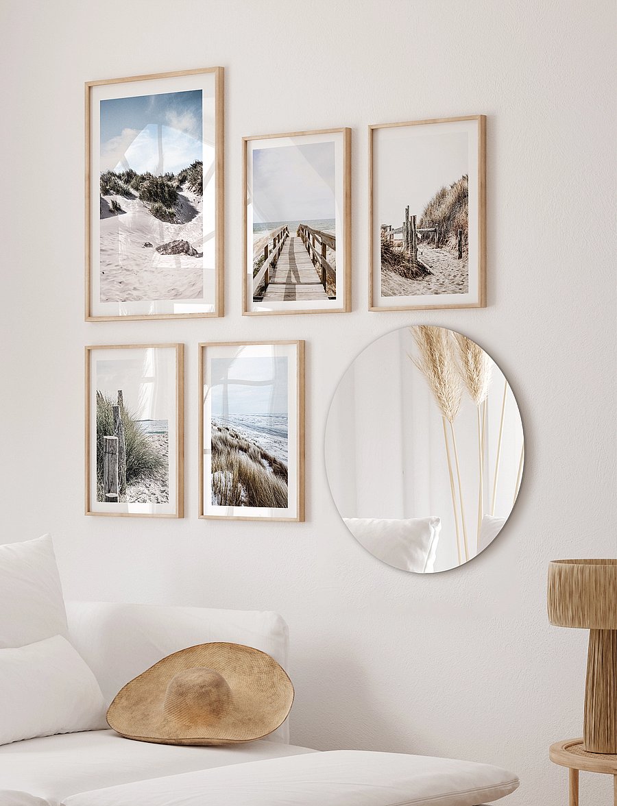Incado - Silver round mirror - wandspiegel - clear - 0