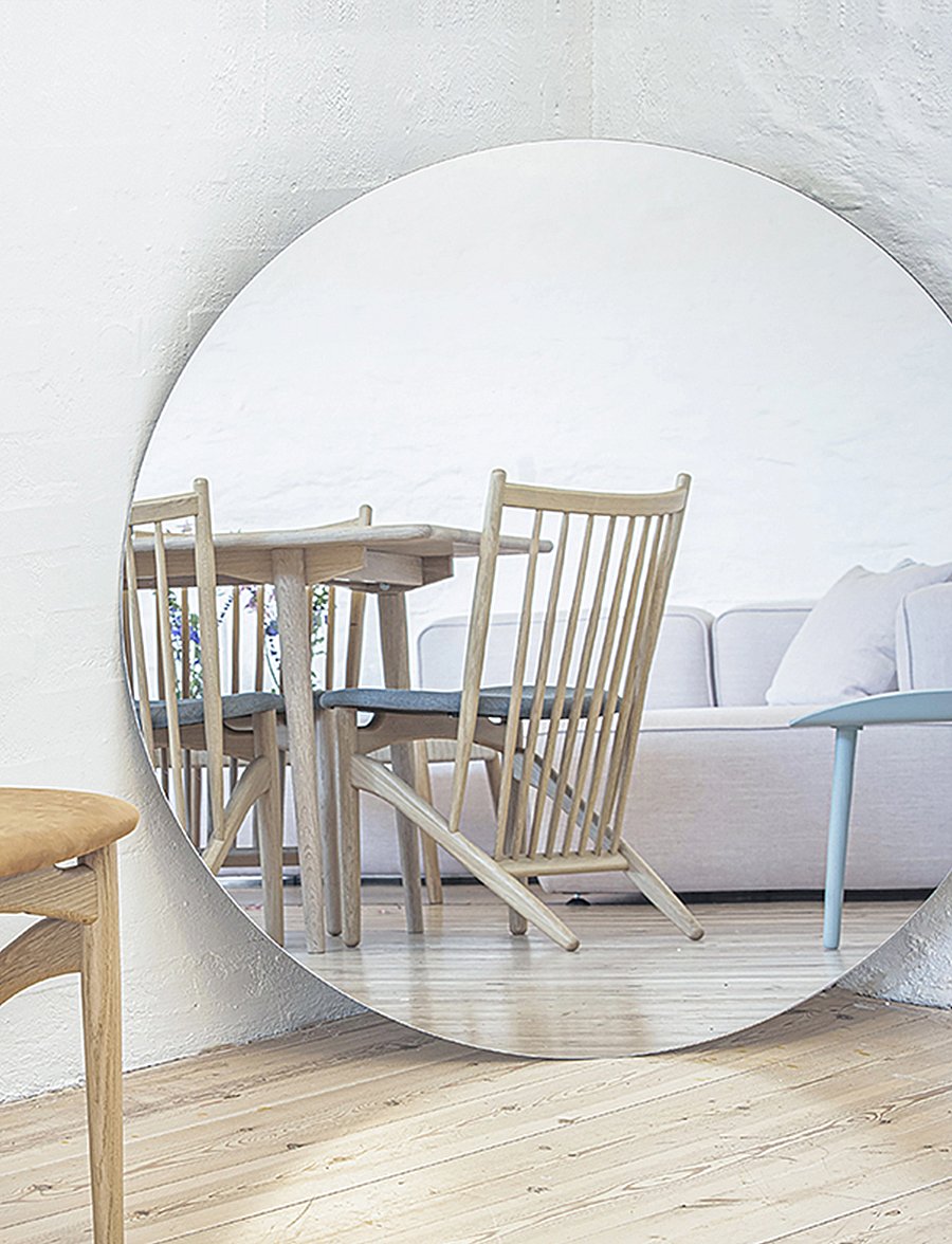Incado - Silver round mirror - wandspiegel - clear - 2