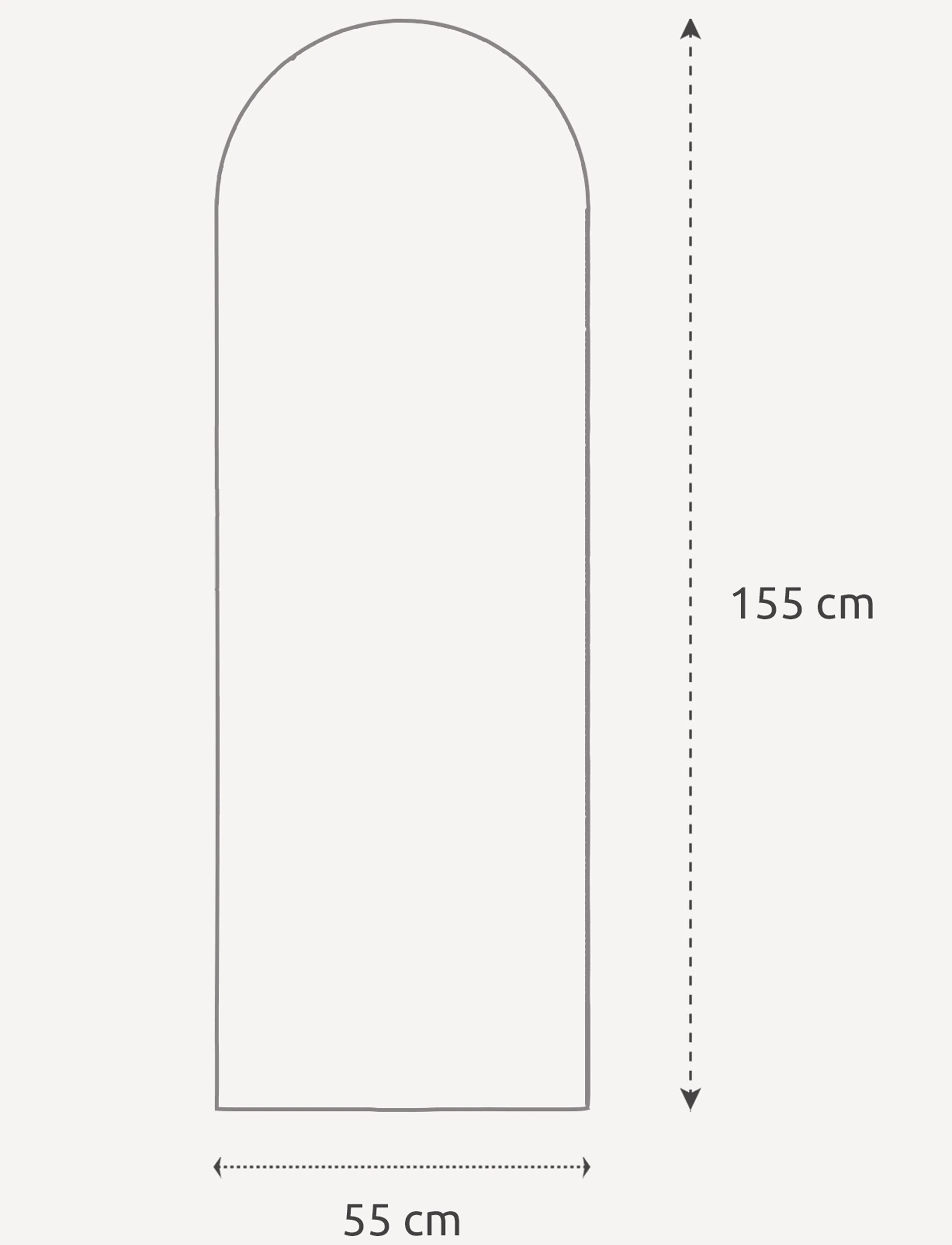 Incado - Arch Mirror - veggspeglar - silver - 2