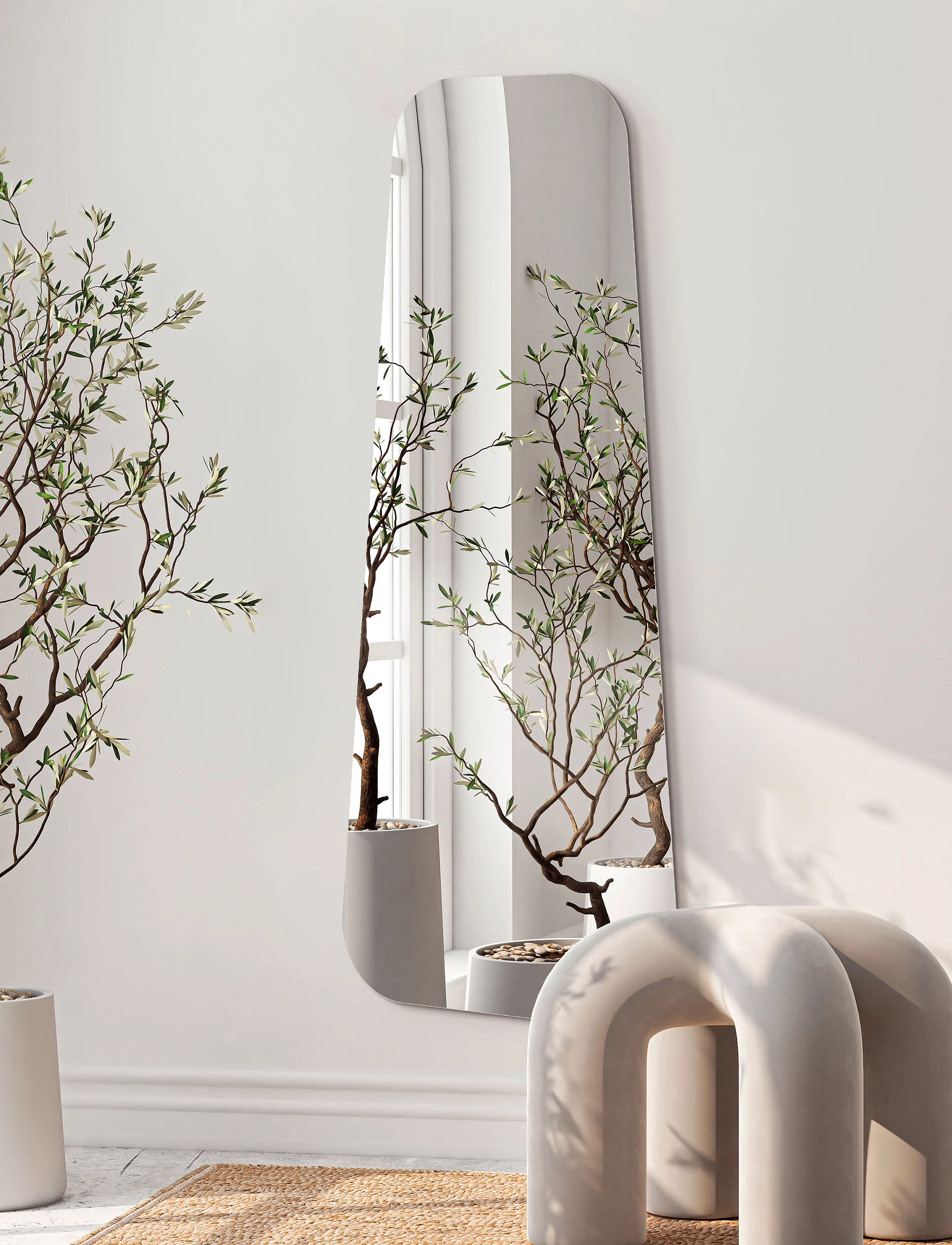 Incado - Trapeze Mirror - vægspejle - silver - 2