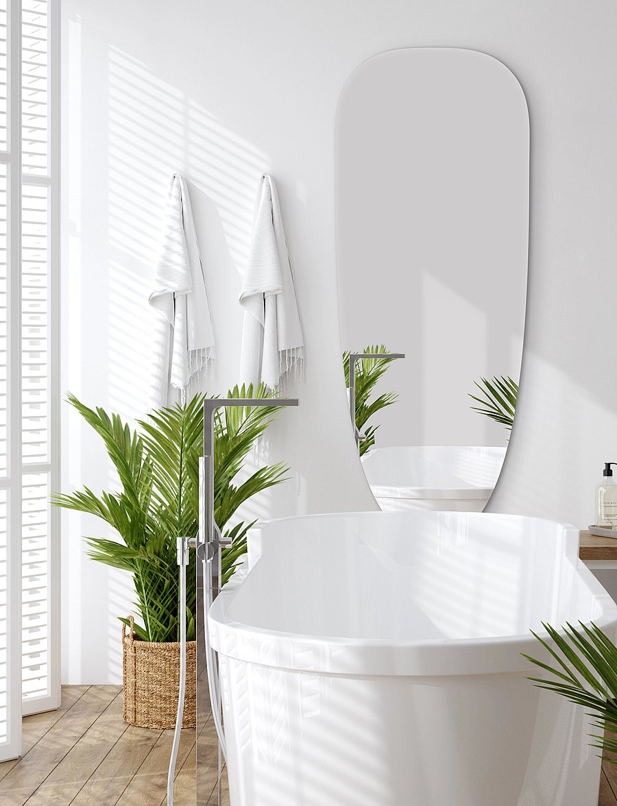 Incado - Oval - wandspiegel - clear/silver - 3