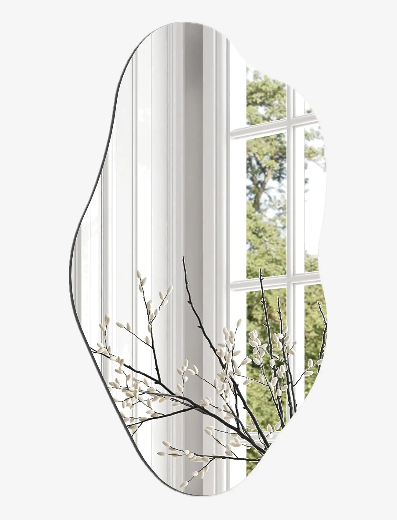 Incado - Stream Mirror - väggspeglar - silver - 0