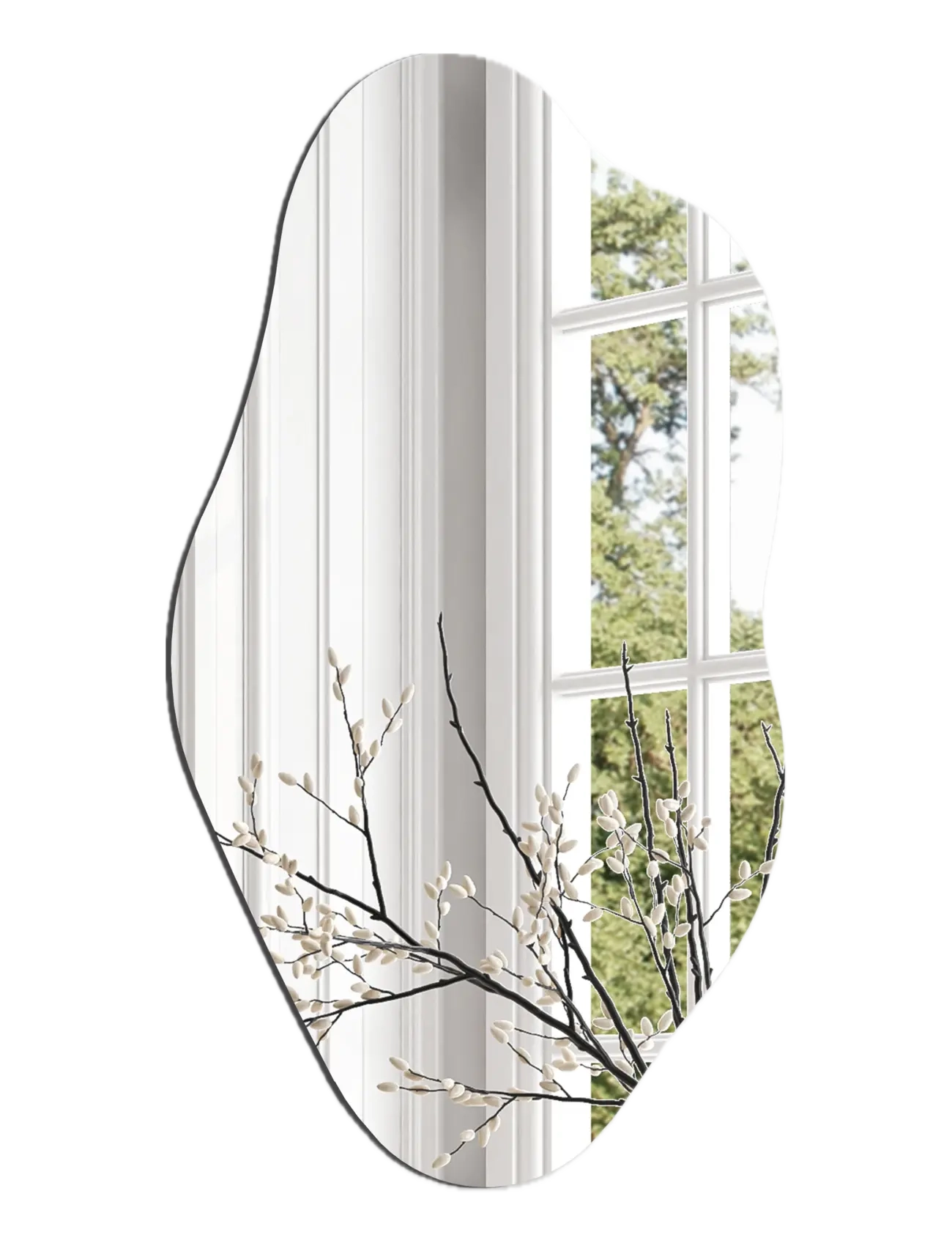 Incado Stream Mirror - Lustra ścienne - SILVER / silver