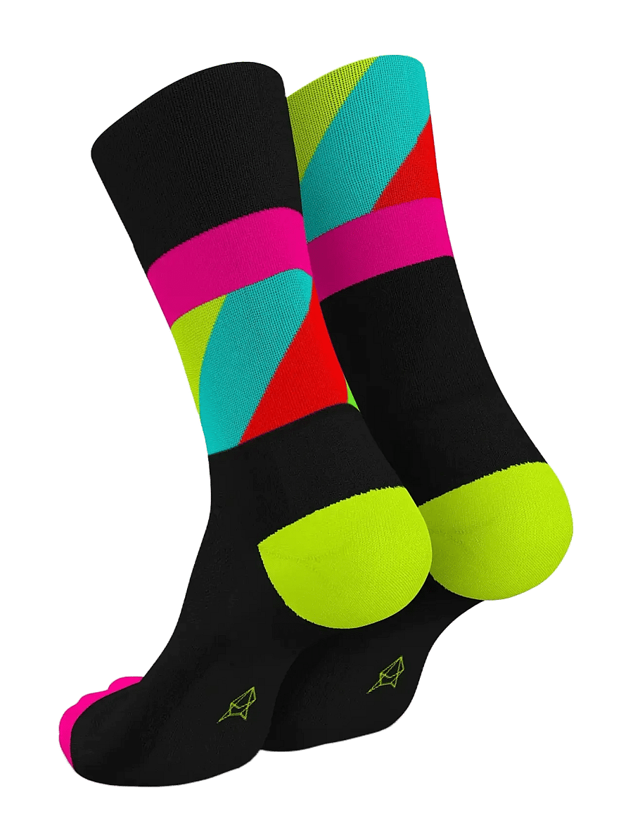 INCYLENCE - INCYLENCE ULTRALIGHT - spordisokid - black pink canary - 1