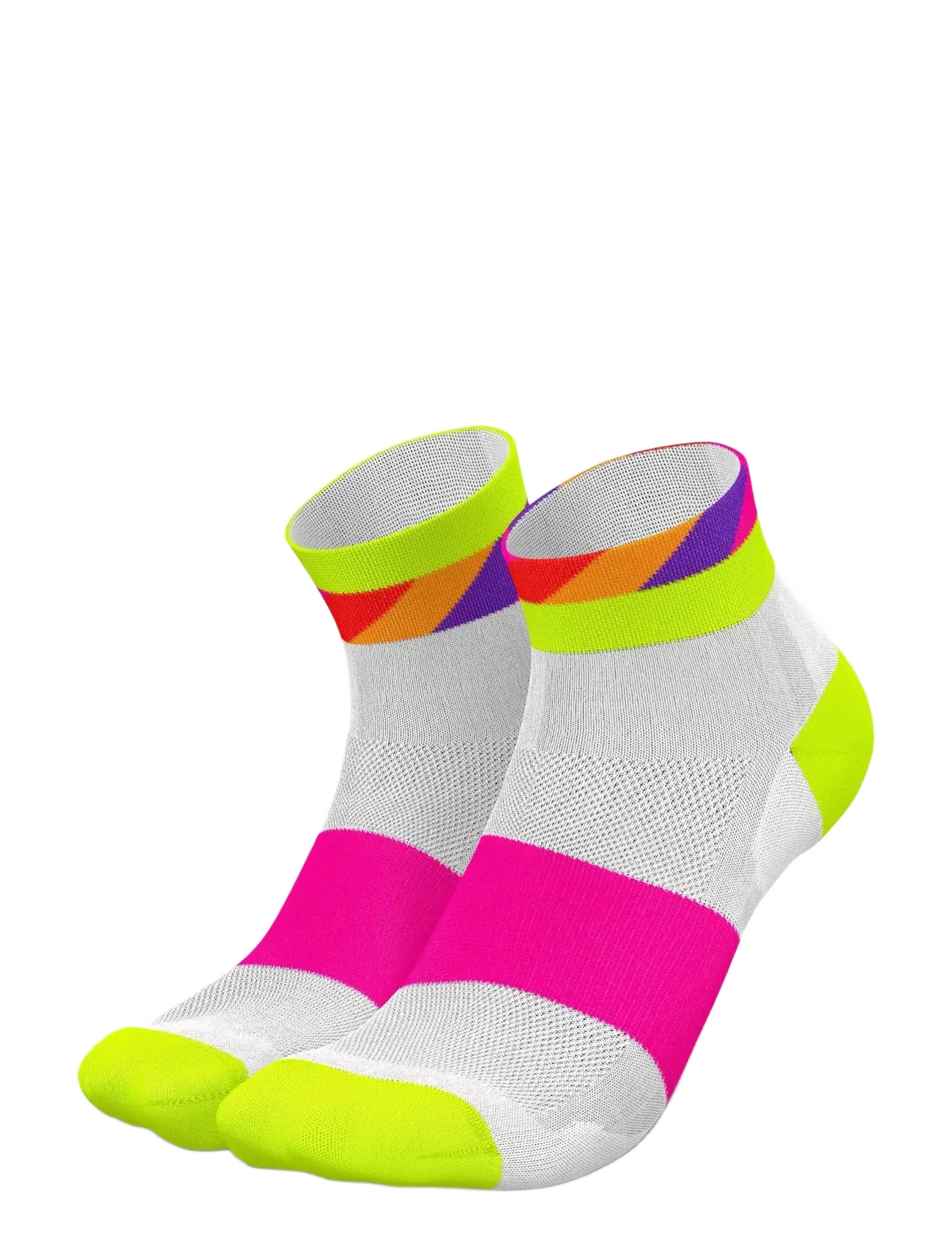 INCYLENCE INCYLENCE ULTRALIGHT STRIDES SHORT WHITE CANARY - Sokid - WHITE CANARY / multi