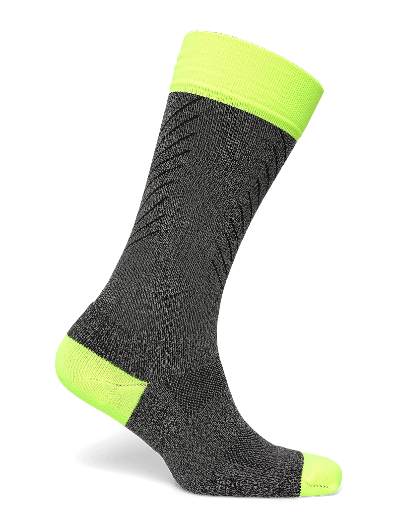 INCYLENCE - INCYLENCE RENEWED COMPRESSION V2 - skarpety sportowe - dark grey canary - 2