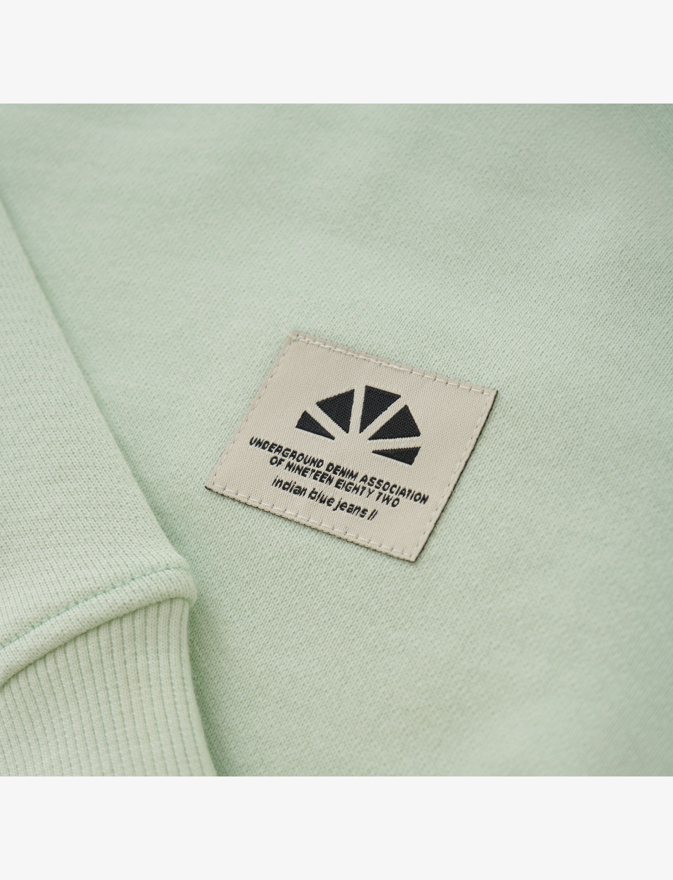 Indian Blue Jeans - Sweater Backprint - fade mint - 1
