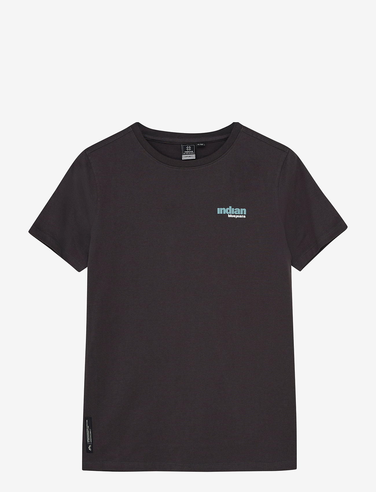 Indian Blue Jeans - T-shirt Backprint Wave - kortärmade t-shirts - antra ash - 1