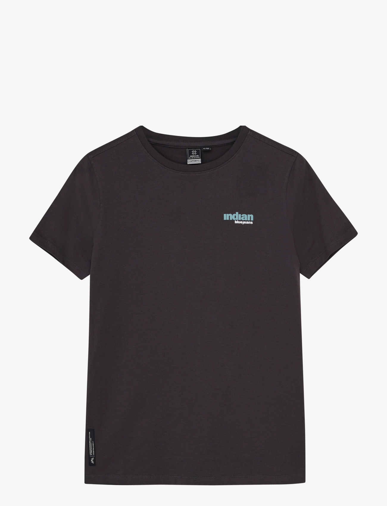 Indian Blue Jeans T-shirt Backprint Wave - Overdele - ANTRA ASH / black