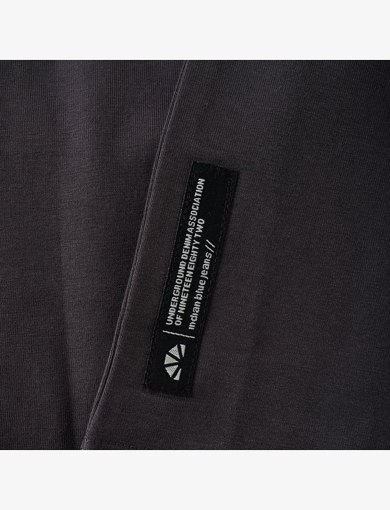 Indian Blue Jeans - T-shirt Backprint Wave - kortärmade t-shirts - antra ash - 3