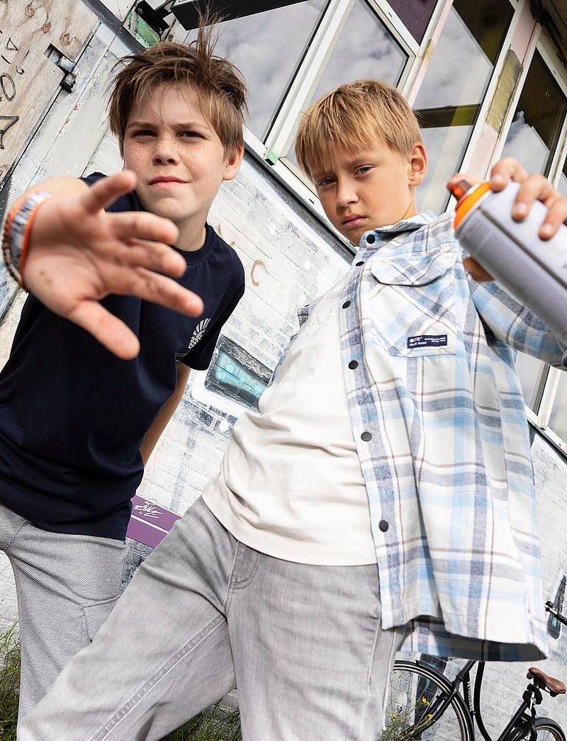 Indian Blue Jeans - T-shirt Ibjeans - kortærmede t-shirts - white - 4