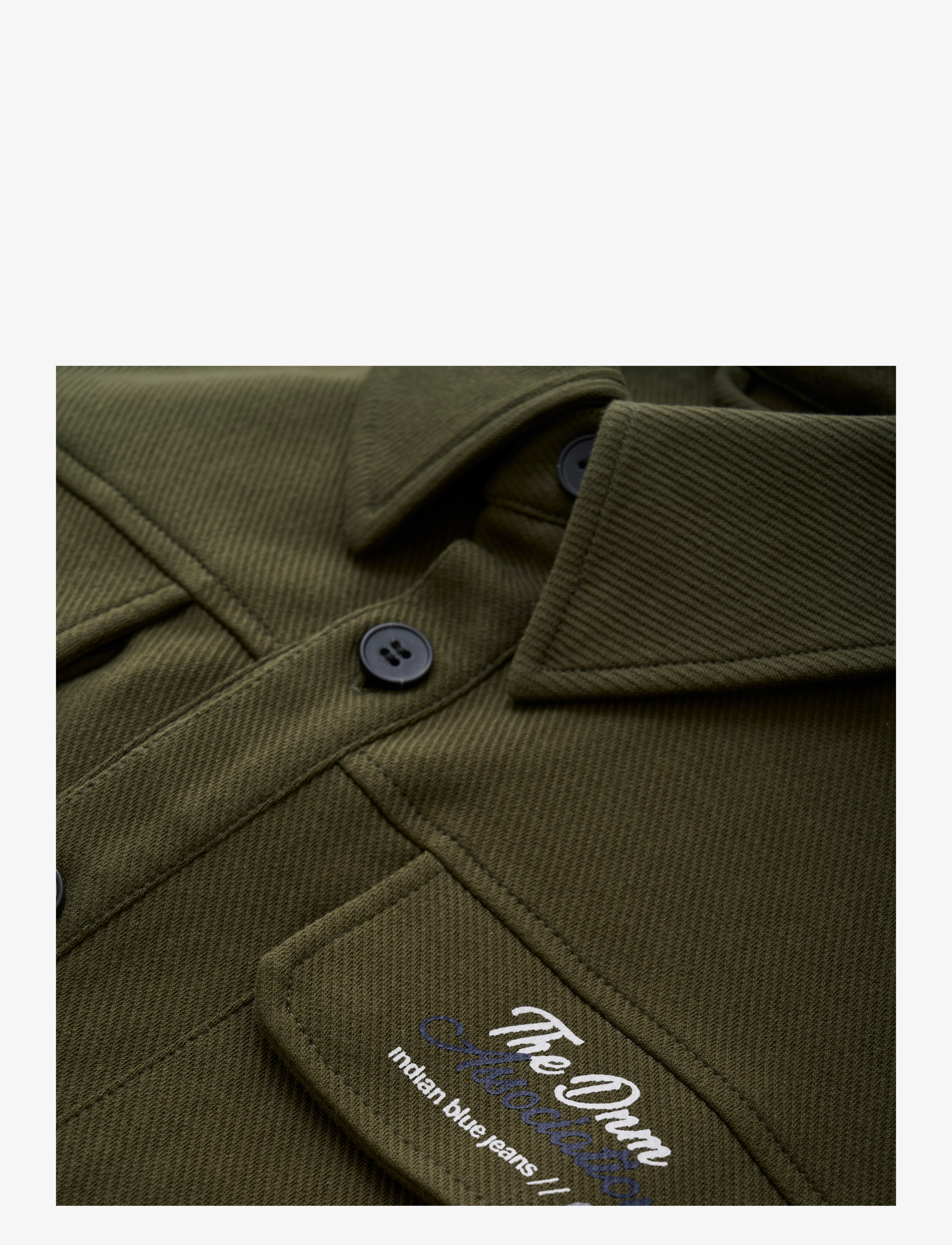 Indian Blue Jeans - Shirt Jacket The DNM - light jackets - army earth - 3