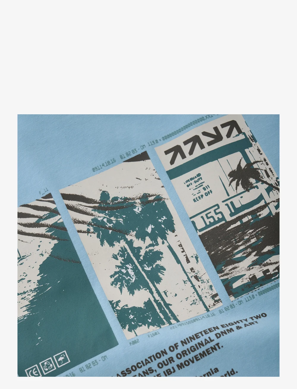 Indian Blue Jeans - T-shirt Print - kurzärmelige - blue bell - 2