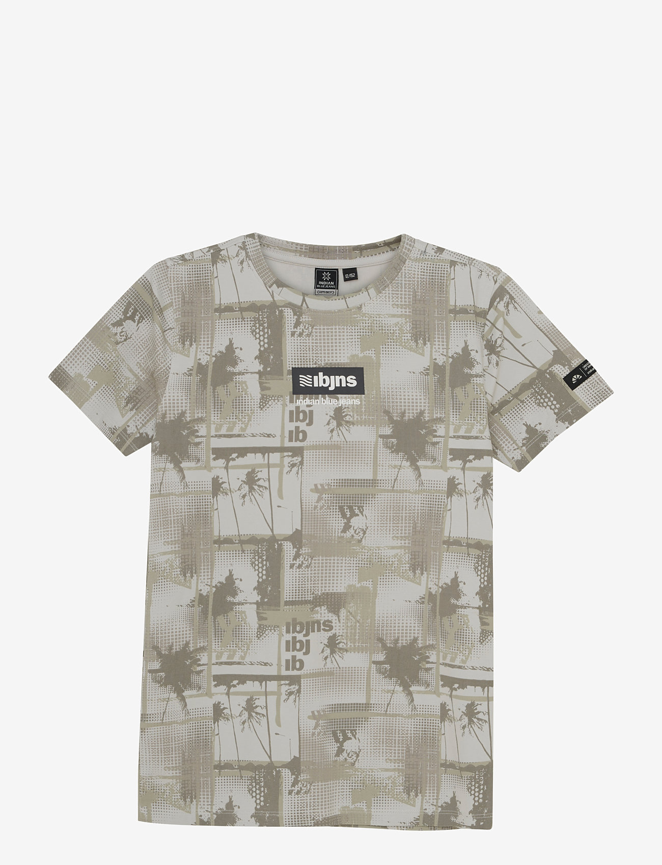 Indian Blue Jeans - T-shirt IBJ all over print - short-sleeved t-shirts - dawn blue - 1