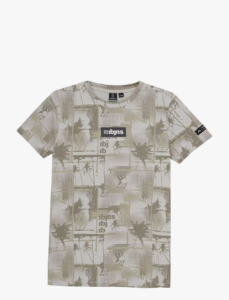 Indian Blue Jeans - T-shirt IBJ all over print - short-sleeved t-shirts - dawn blue - 1