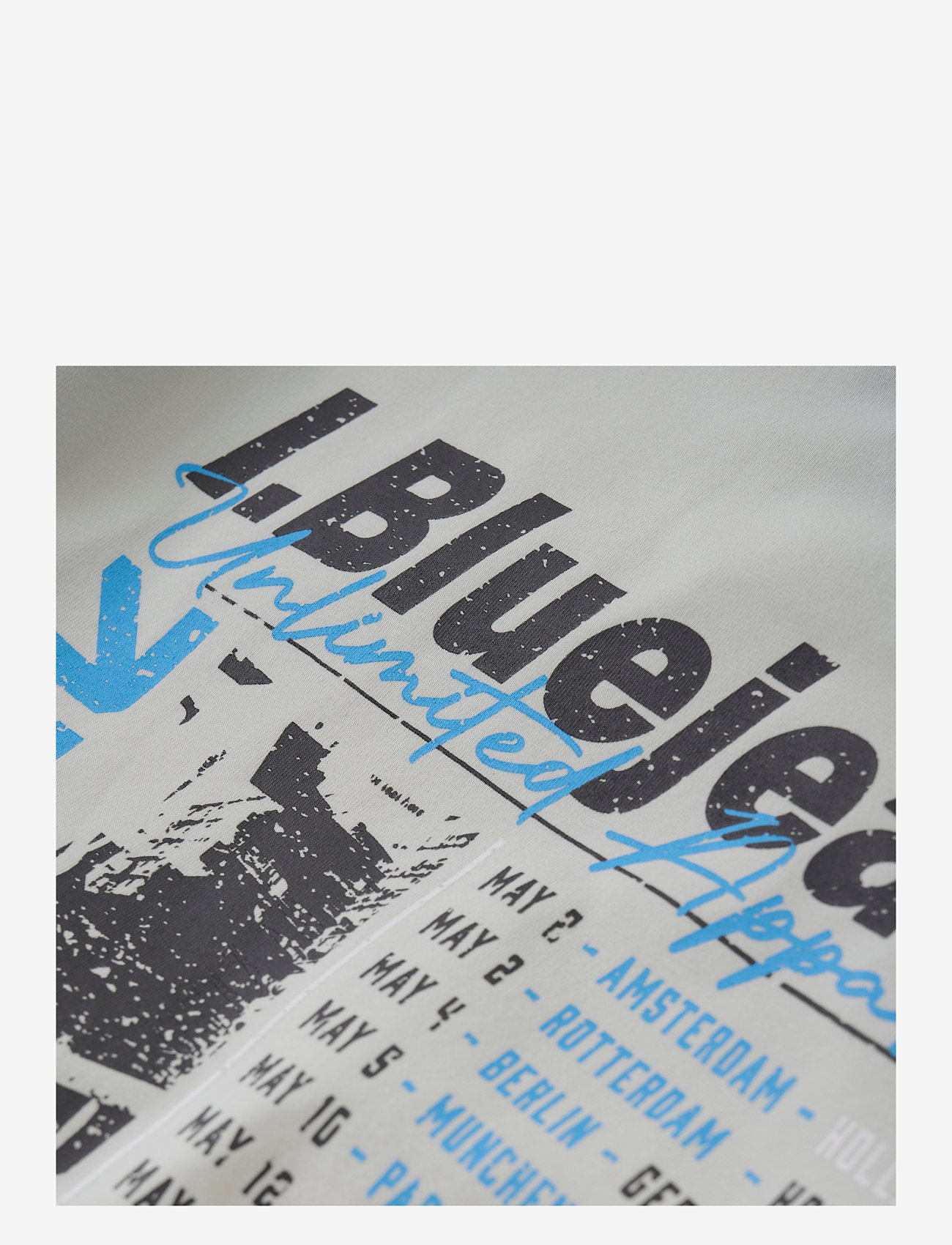 Indian Blue Jeans - T-shirt Badge and Backprint - t-shirts à manches courtes - dawn blue - 2