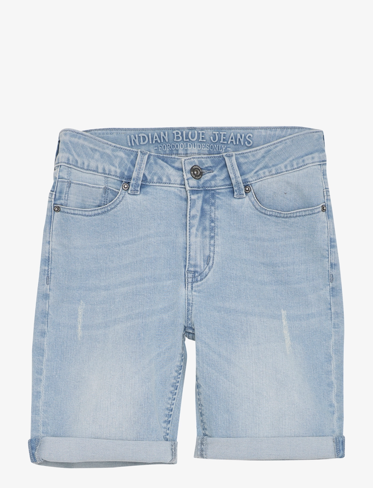 INDIAN Blau JEANS Denim Shorts Hell Denim Blau - 110 - Kinder