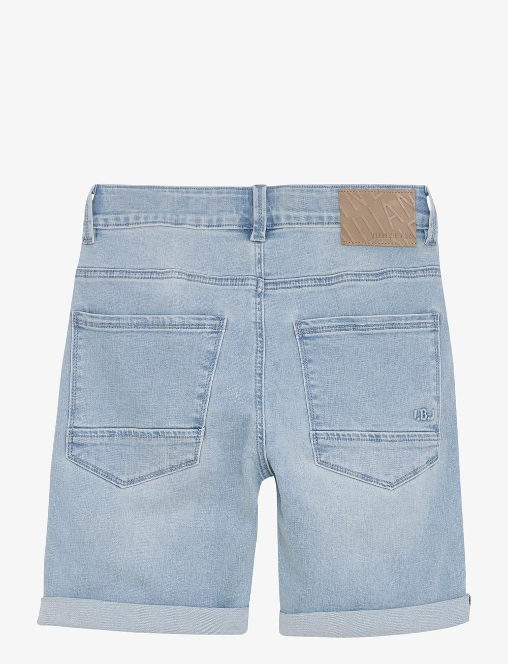 Indian Blue Jeans - Denim Shorts Light Denim - gallastuttbuxur - light denim blue - 1
