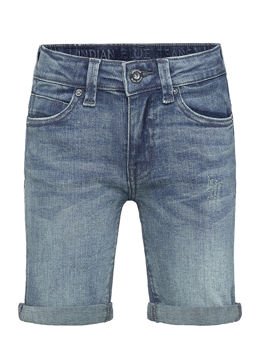 Indian Blue Jeans - Denim Shorts Dam. Dark Denim - farkkushortsit - dark denim - 0