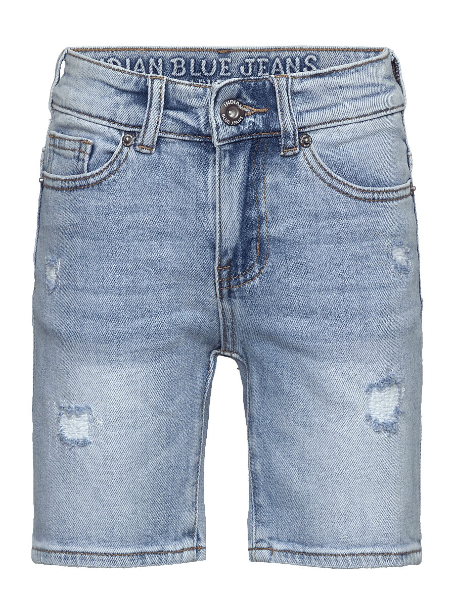 Indian Blue Jeans - Denim Wide Shorts Blue Denim - lühikesed teksapüksid - medium denim - 1