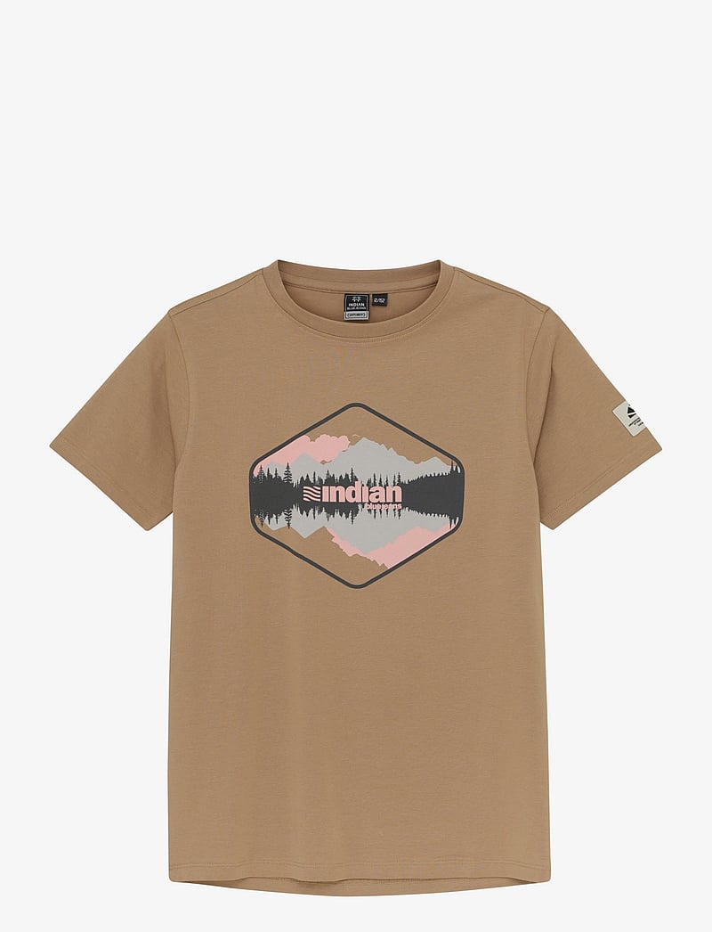 Indian Blue Jeans - T-shirt Chest print - kurzärmelige - desert sand - 0