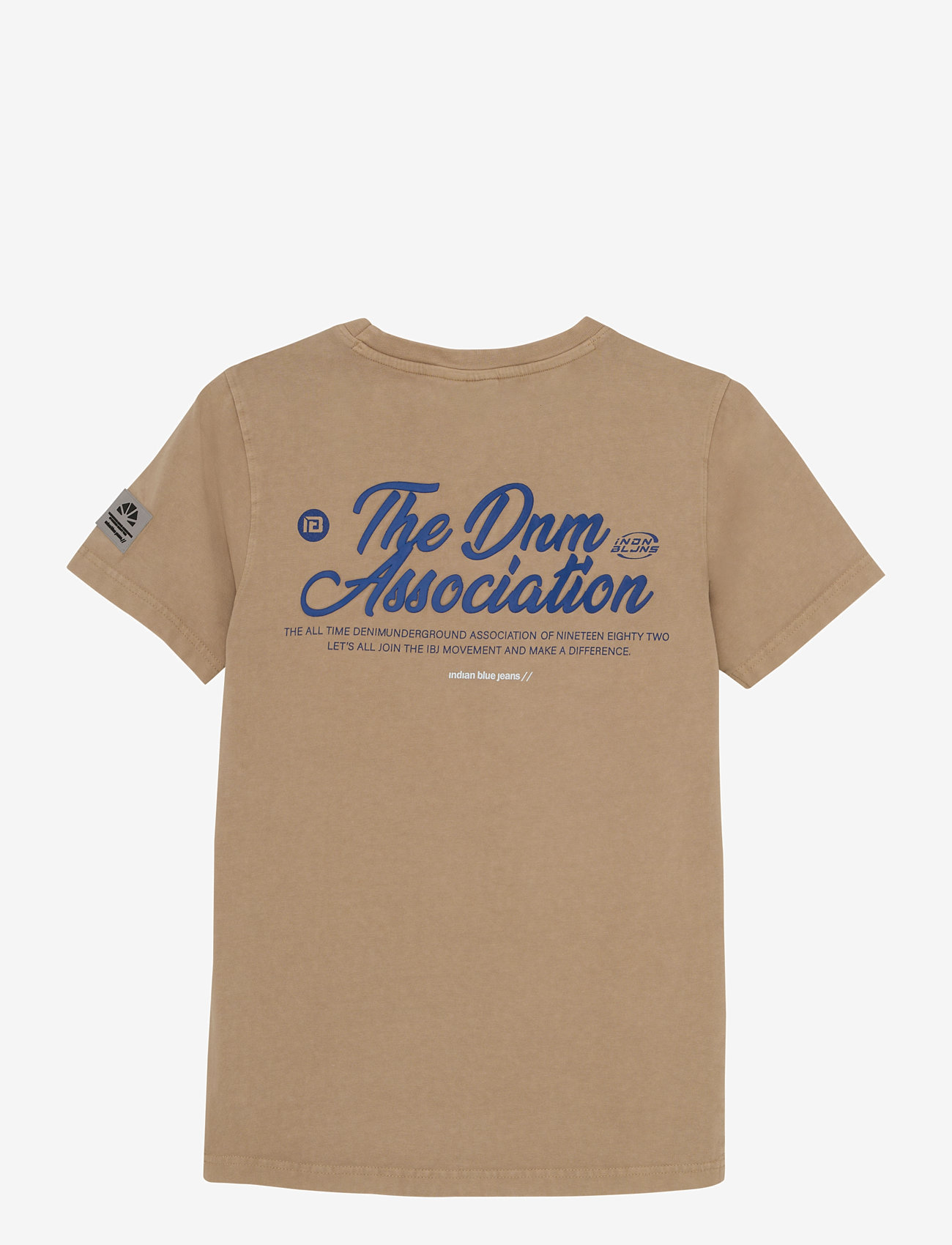 Indian Blue Jeans - T-shirt The Denim - kortærmede t-shirts - desert sand - 1