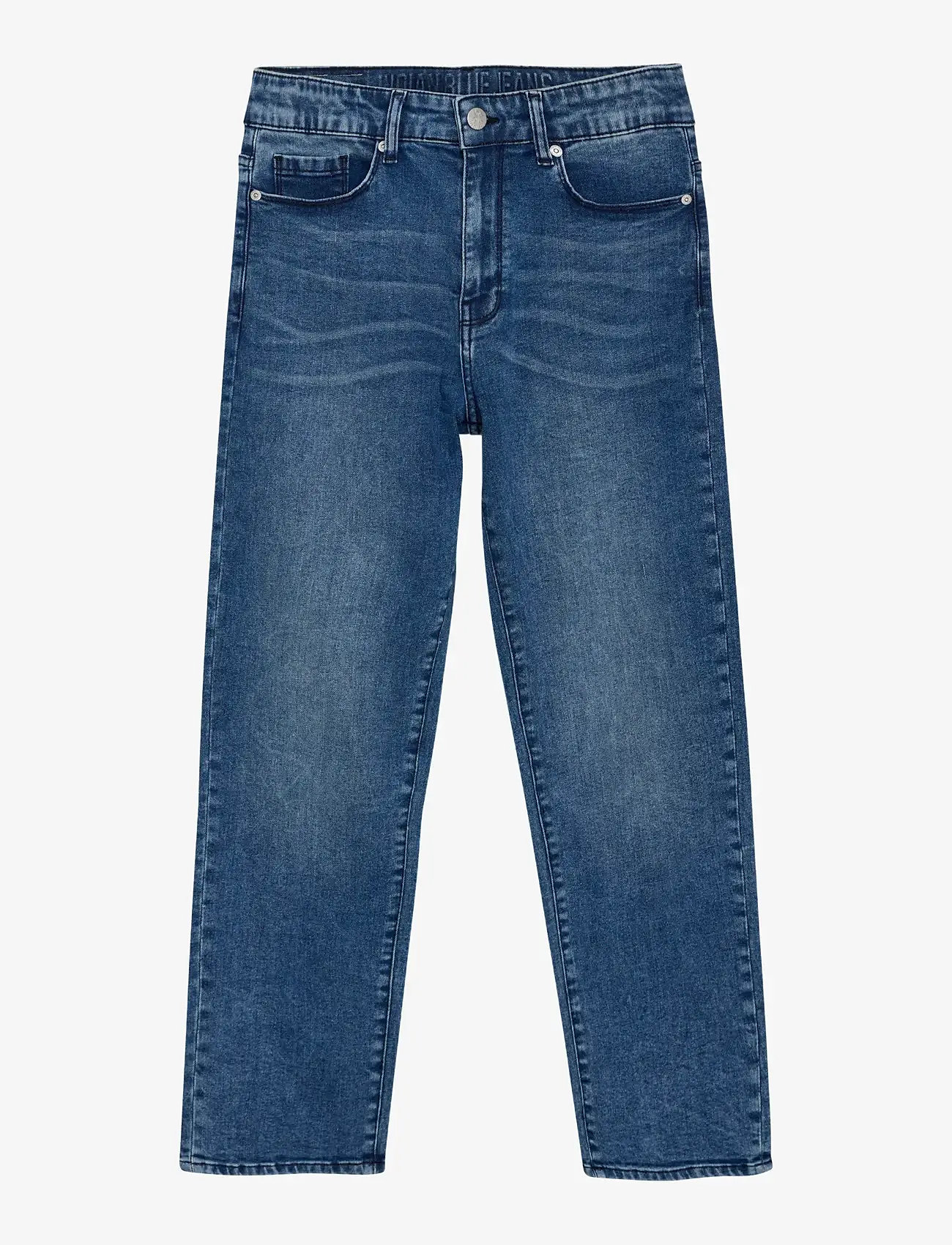 Indian Blue Jeans - 2455 Baggy Fit Straight Blue G - loose jeans - blue grey denim - 1