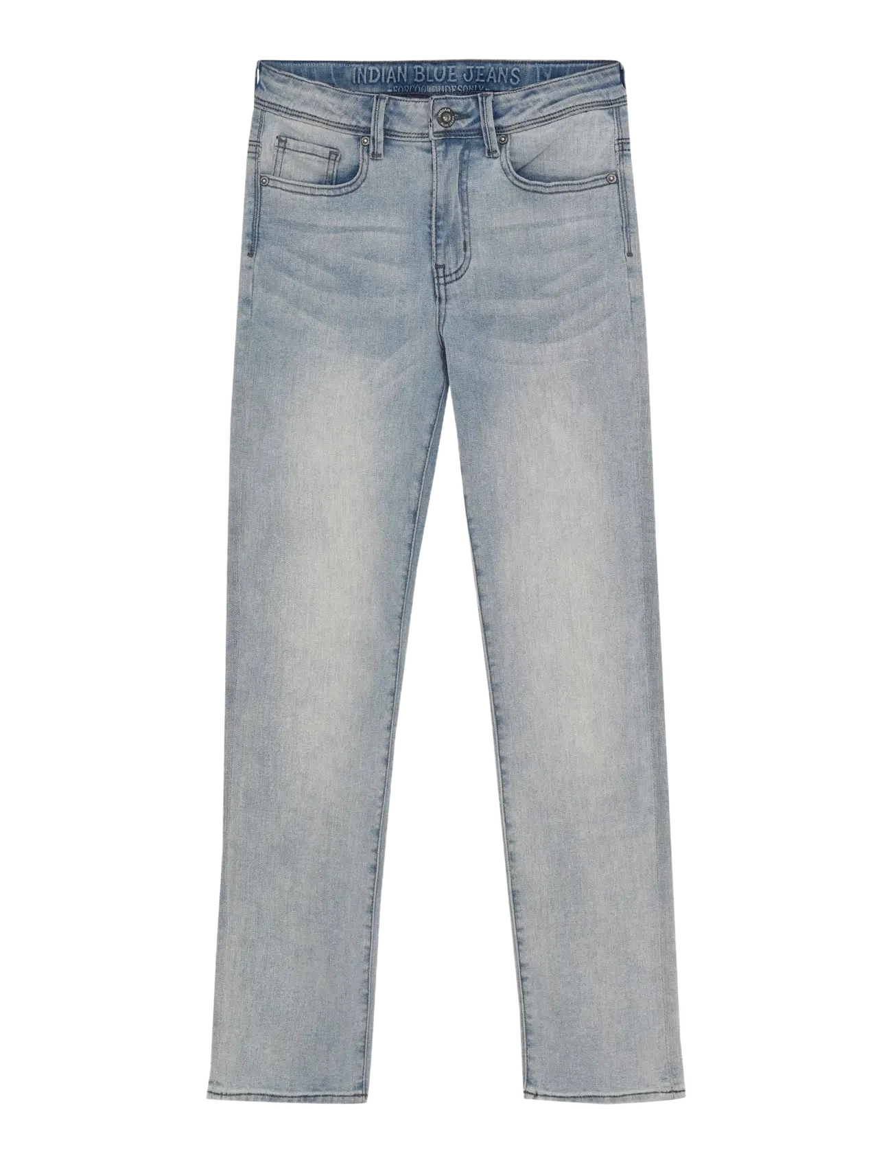 Indian Blue Jeans - 2558 Wide Straight Blue Gr Jea - wide leg jeans - blue grey denim - 1