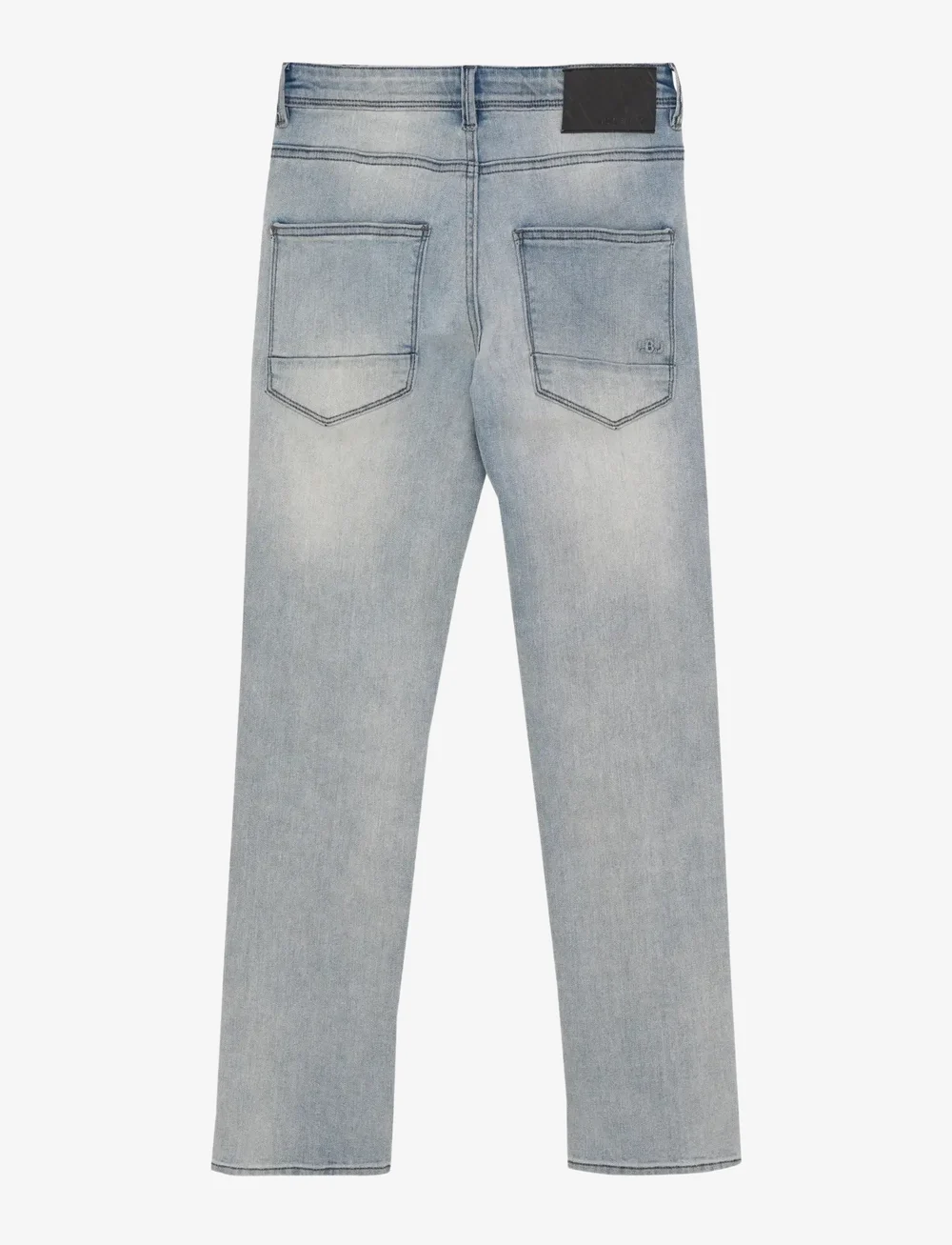 Indian Blue Jeans - 2558 Wide Straight Blue Gr Jea - vida jeans - blue grey denim - 2