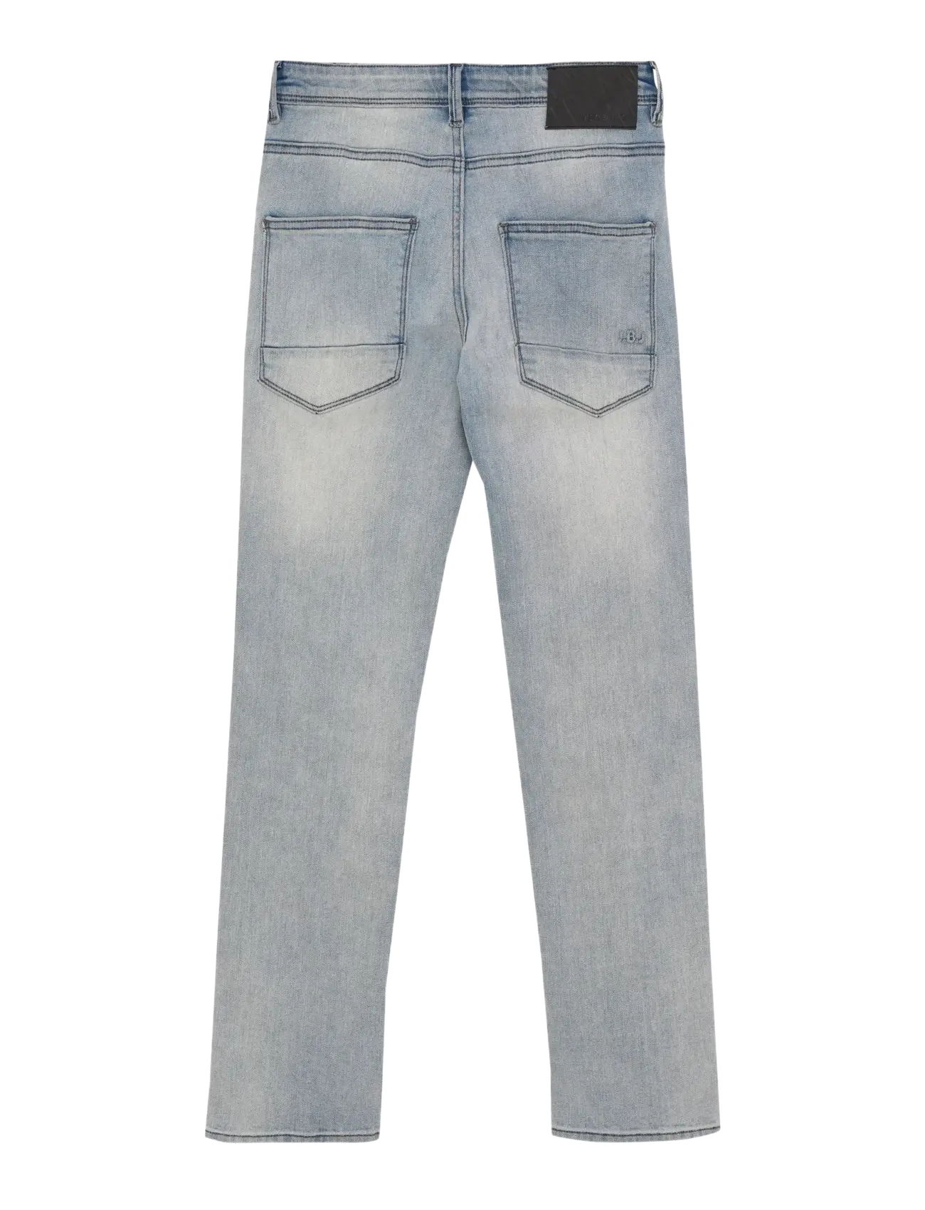 Indian Blue Jeans - 2558 Wide Straight Blue Gr Jea - wide leg jeans - blue grey denim - 2