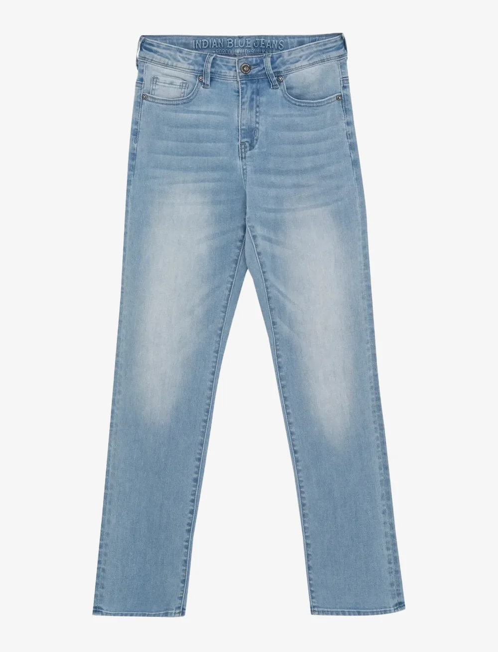 Indian Blue Jeans - 2560 Wide Straight Blue Jeans - hosen mit weitem bein - light denim blue - 1