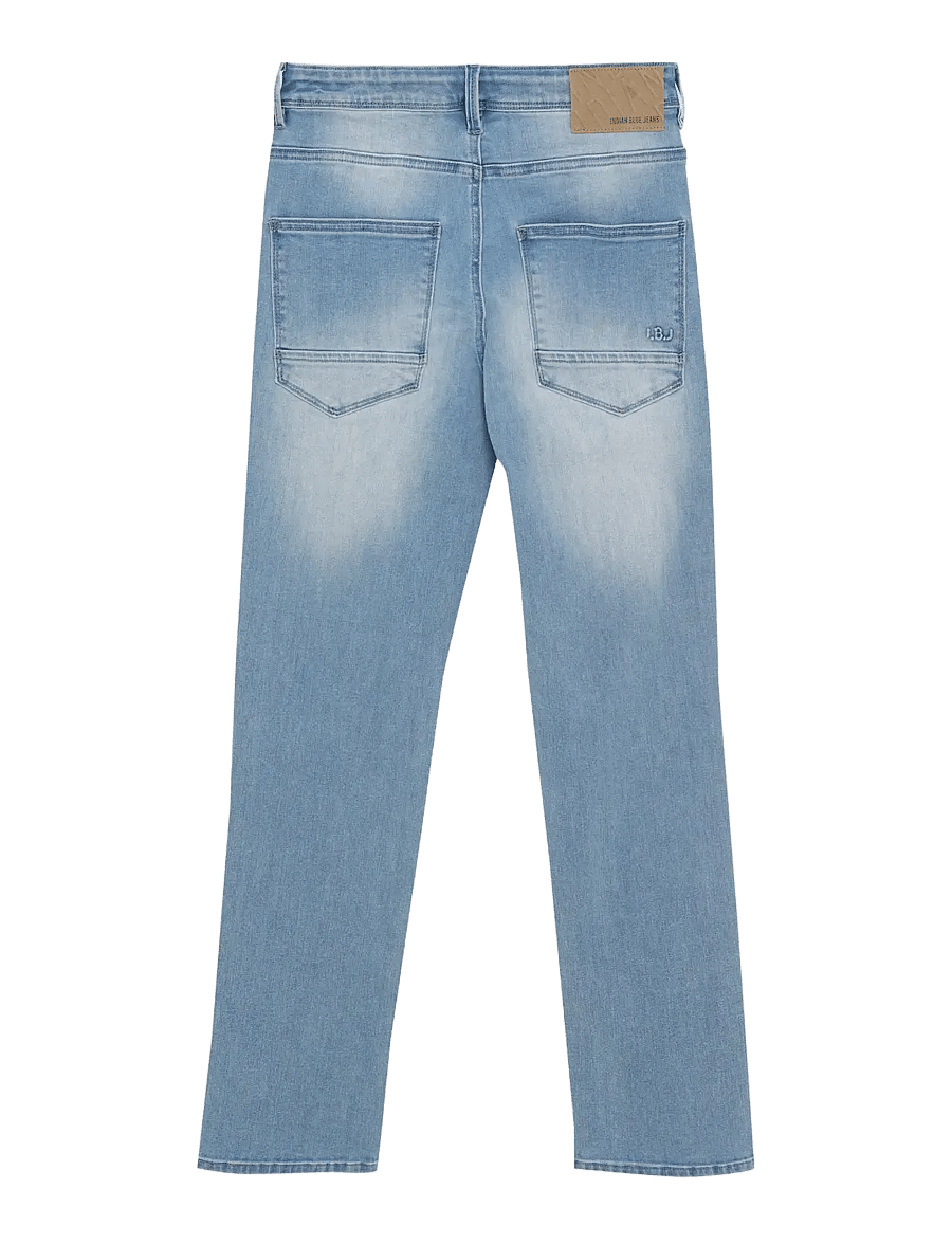 Indian Blue Jeans - 2560 Wide Straight Blue Jeans - vida jeans - light denim blue - 2